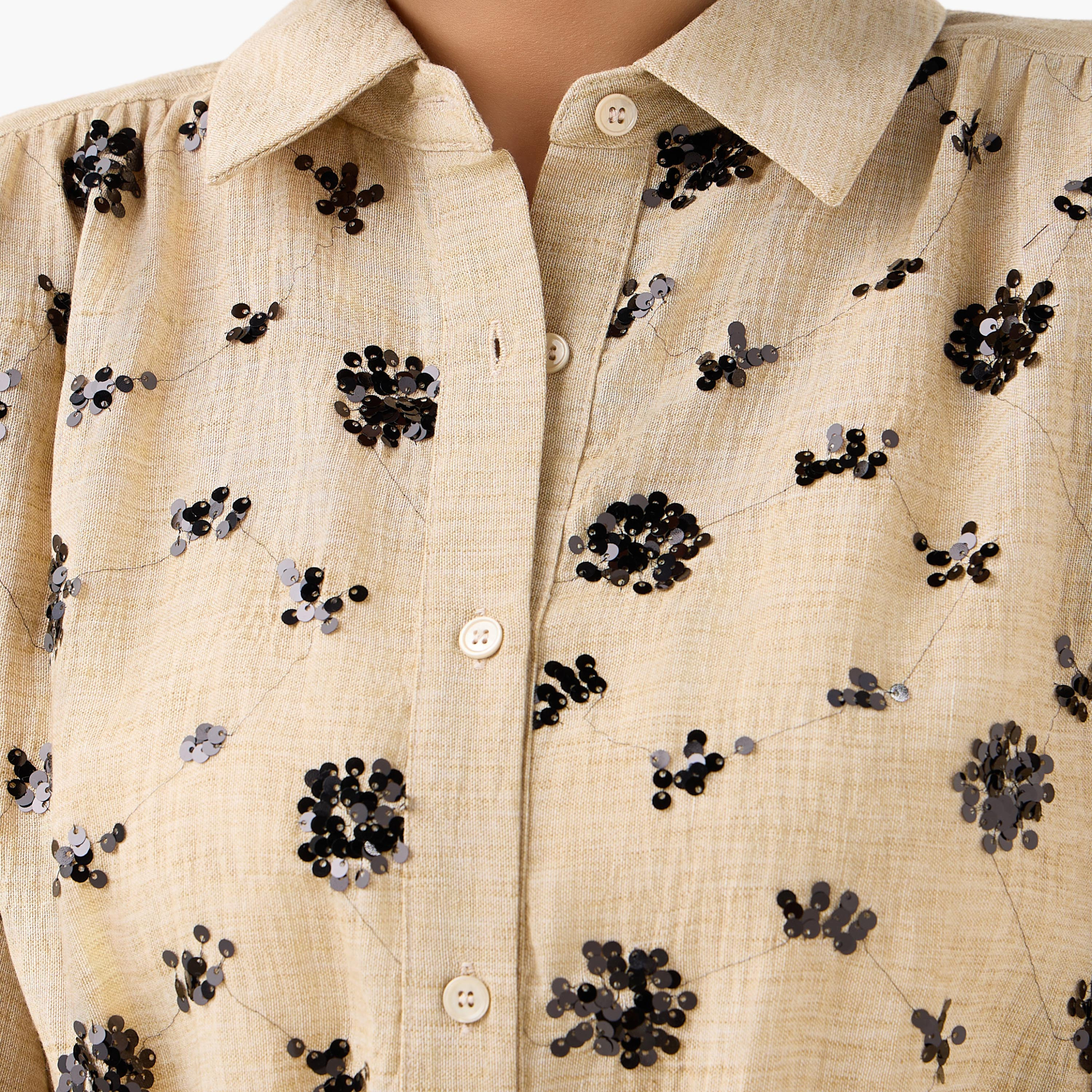 Belted Shirt with Sequins-women-clothing-shirtsandblouses-shirts-image-4