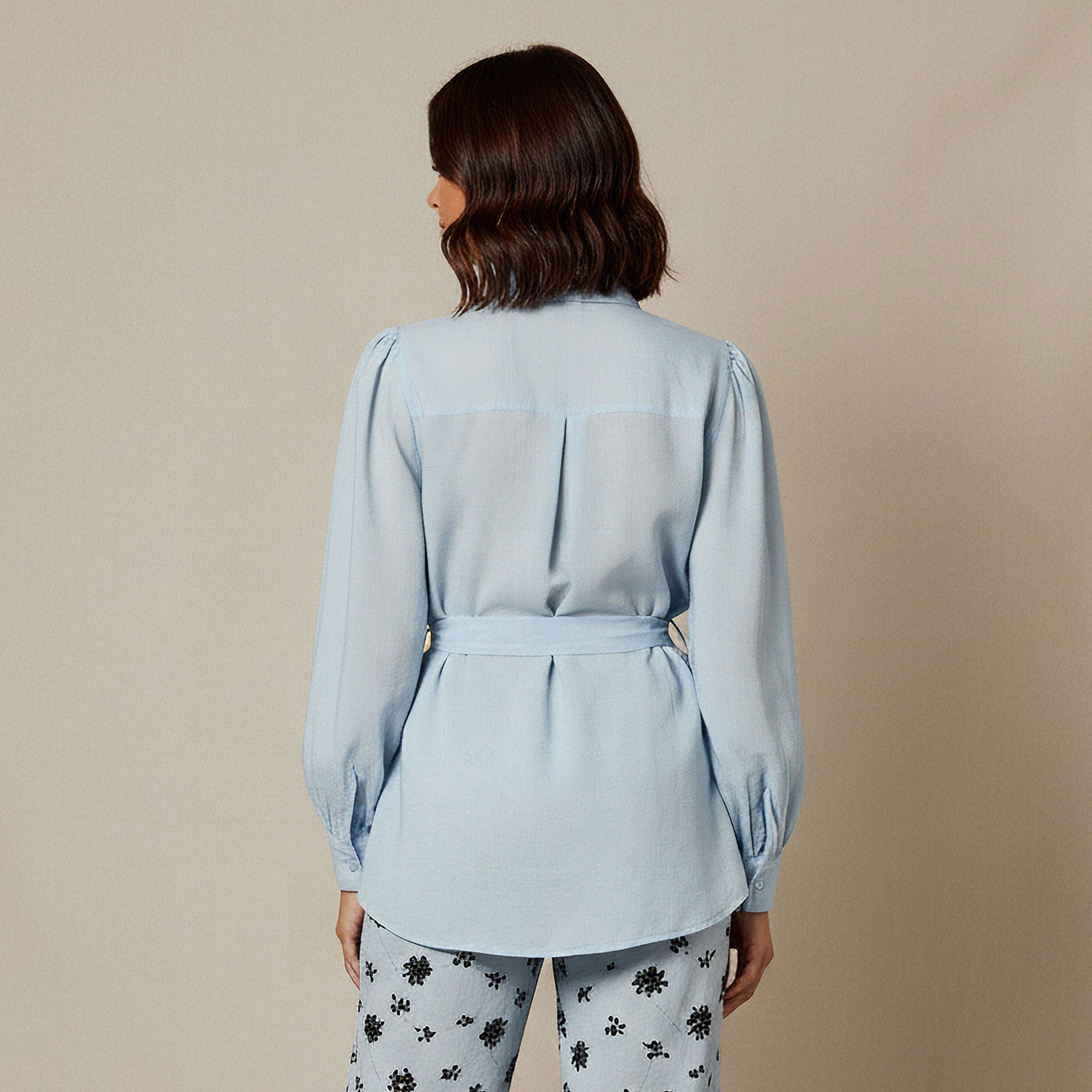 Belted Shirt with Sequins-women-clothing-shirtsandblouses-shirts-image-3