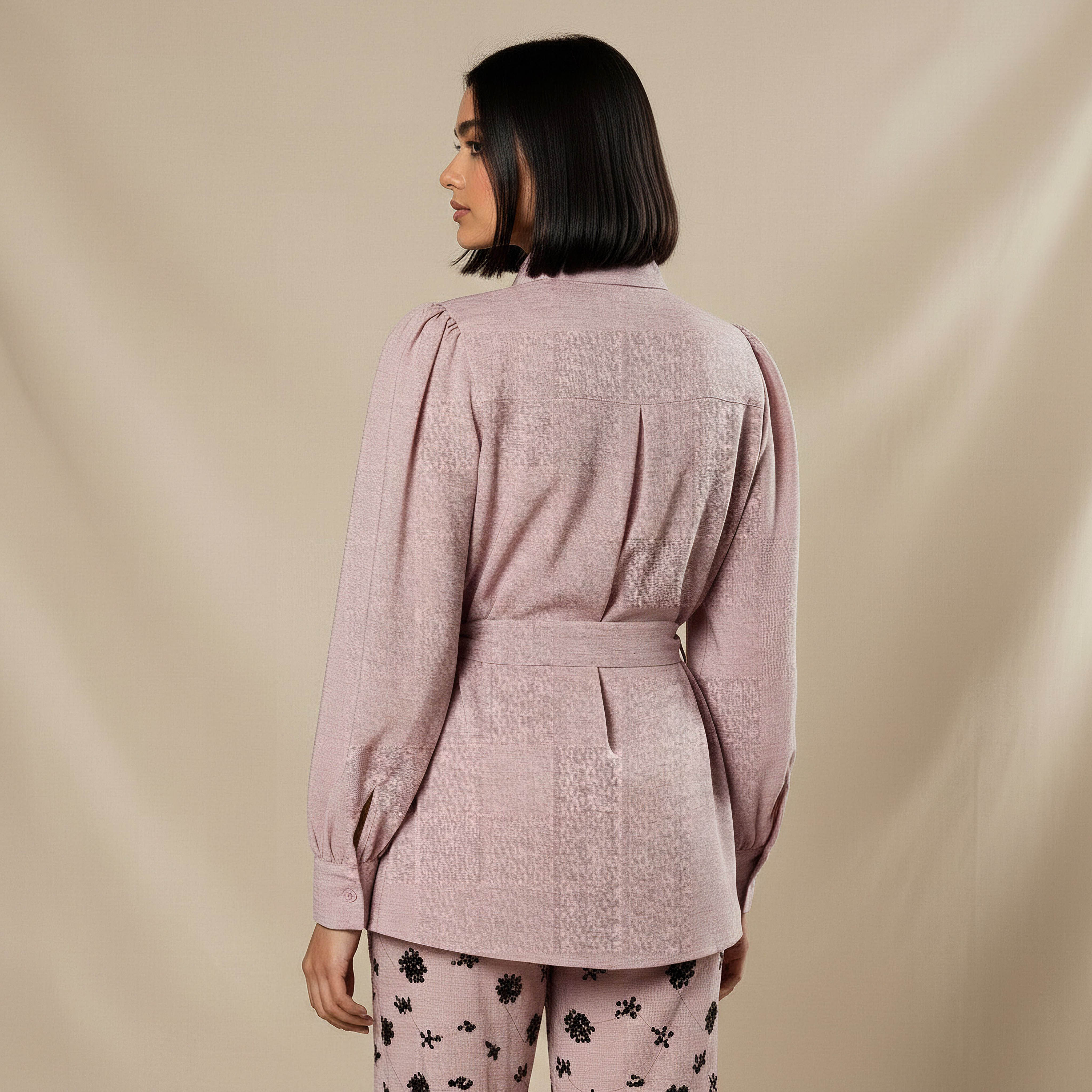 Belted Shirt with Sequins-women-clothing-shirtsandblouses-shirts-image-3
