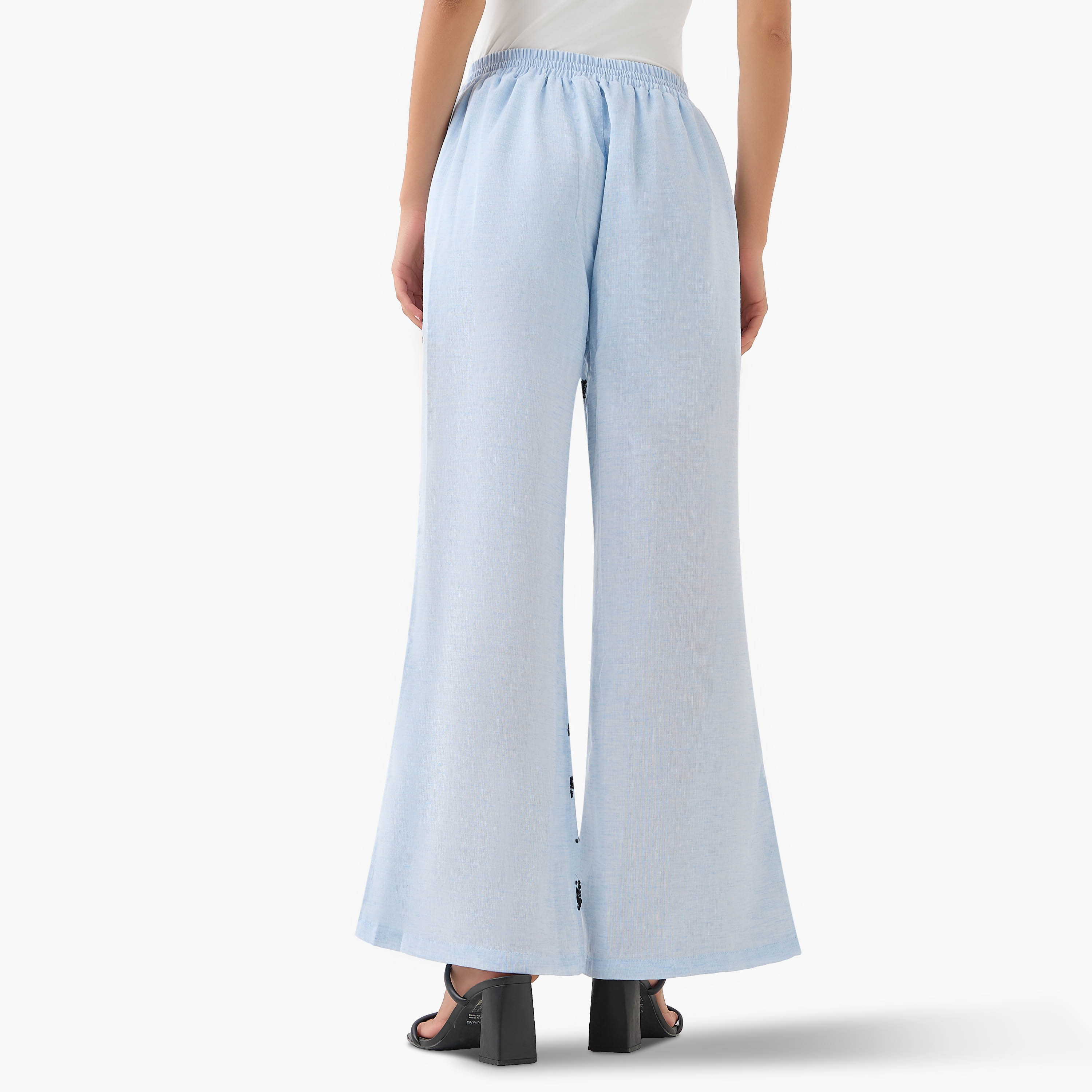 Wide-Leg Trousers with Sequin Embellishment-women-clothing-coordsets-image-3