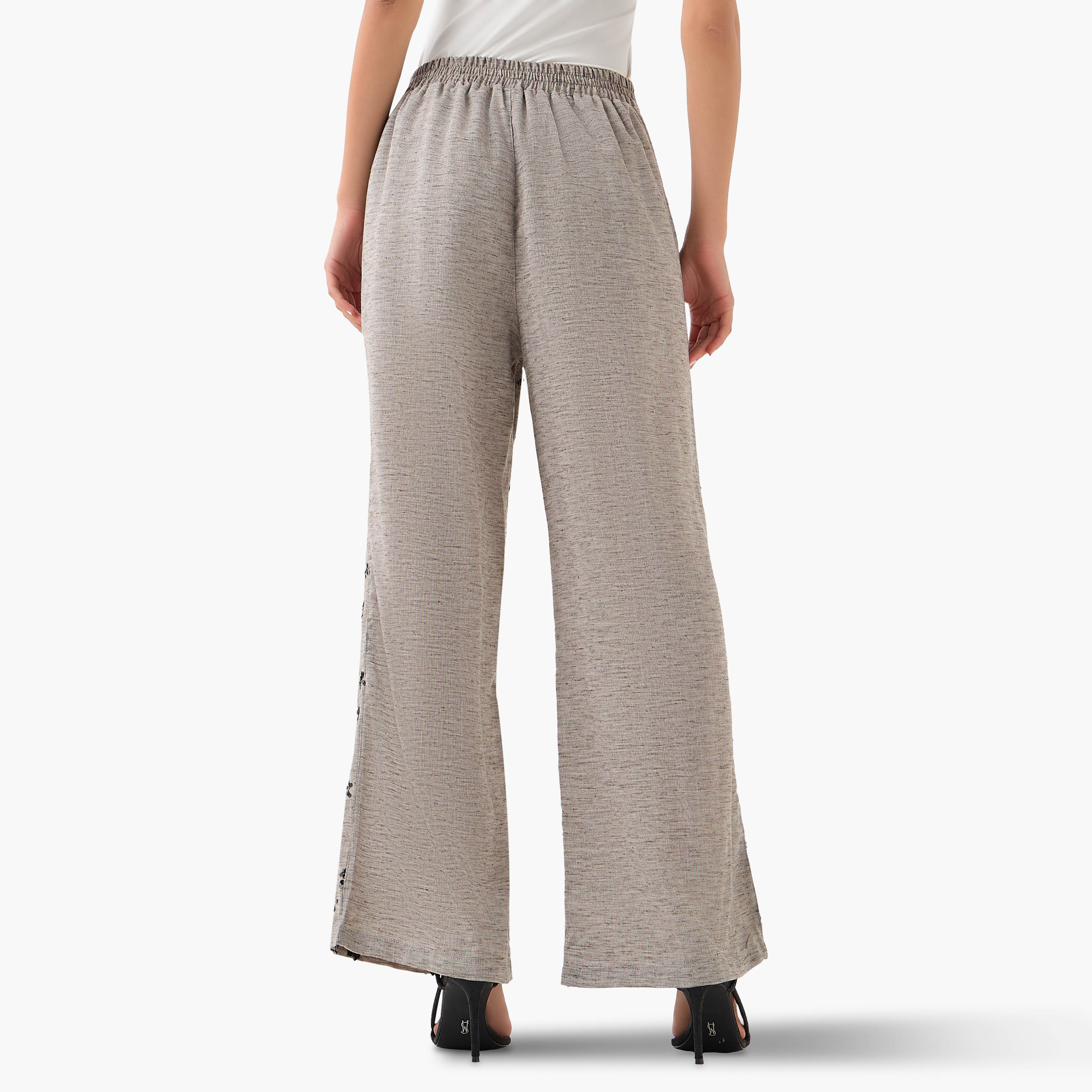 Wide-Leg Trousers with Sequin Embellishment-women-clothing-coordsets-image-4