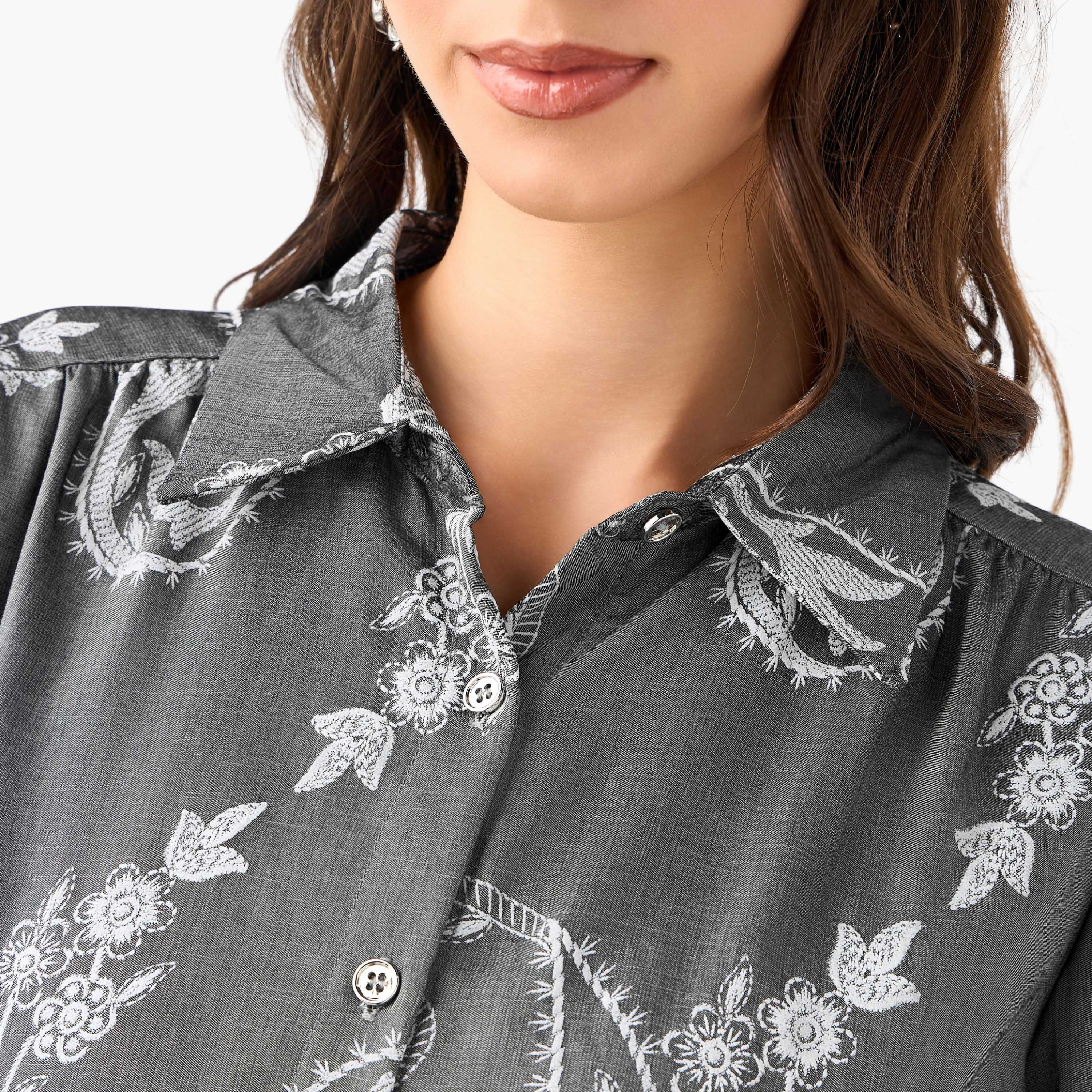 Belted Top with Floral Print-women-clothing-shirtsandblouses-shirts-image-4