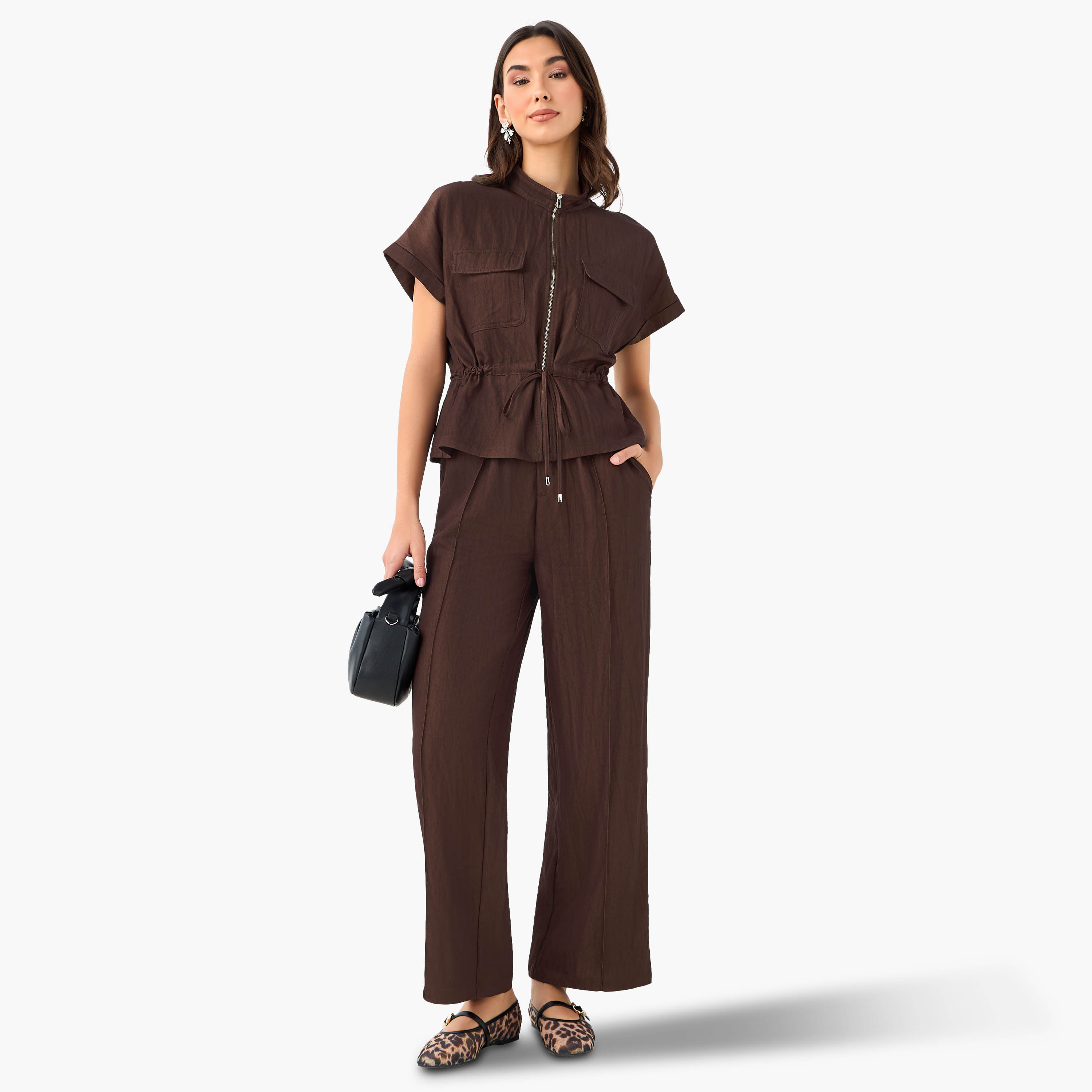Wide-Leg Pleated Trousers-women-clothing-coordsets-image-3