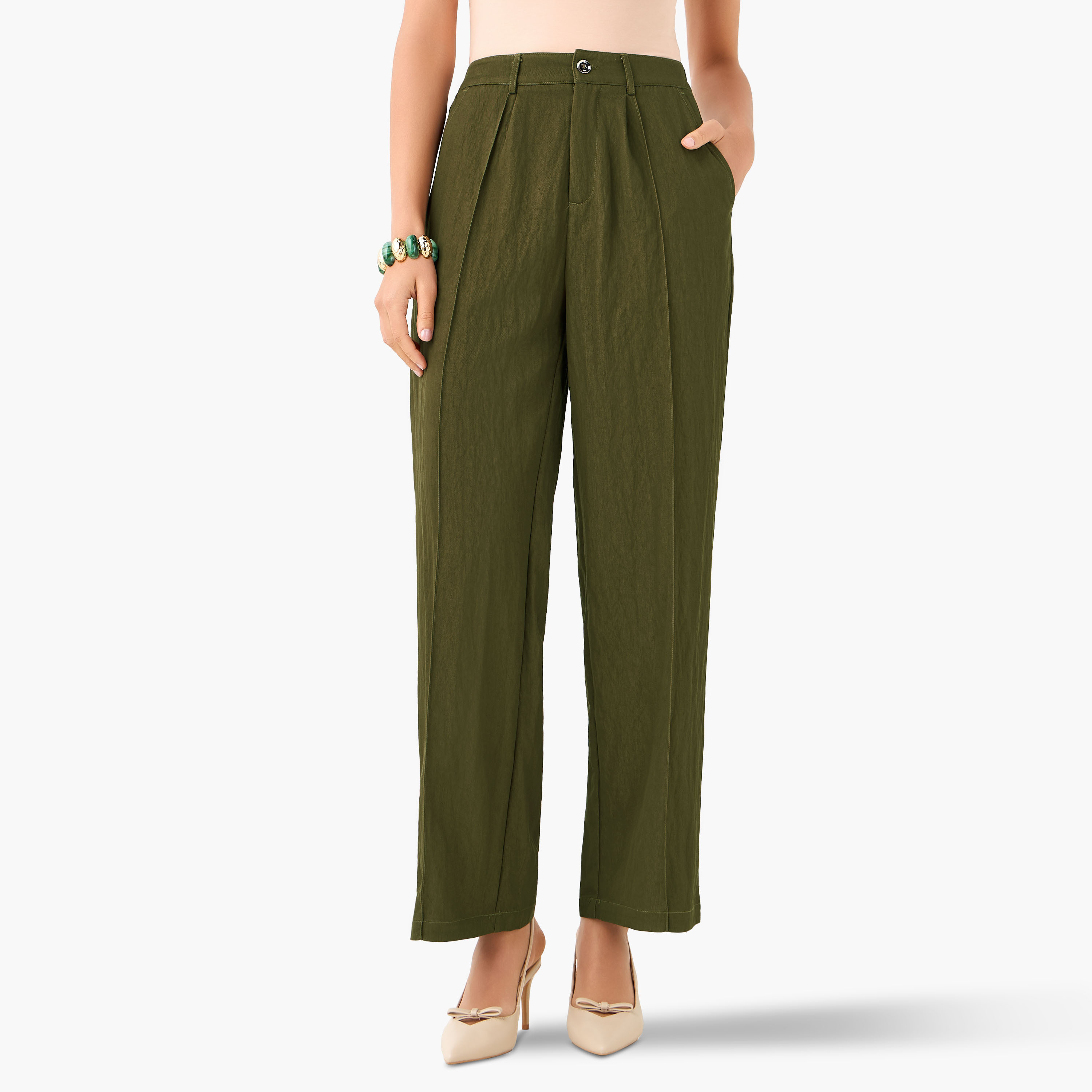 Wide-Leg Pleated Trousers-women-clothing-coordsets-image-2