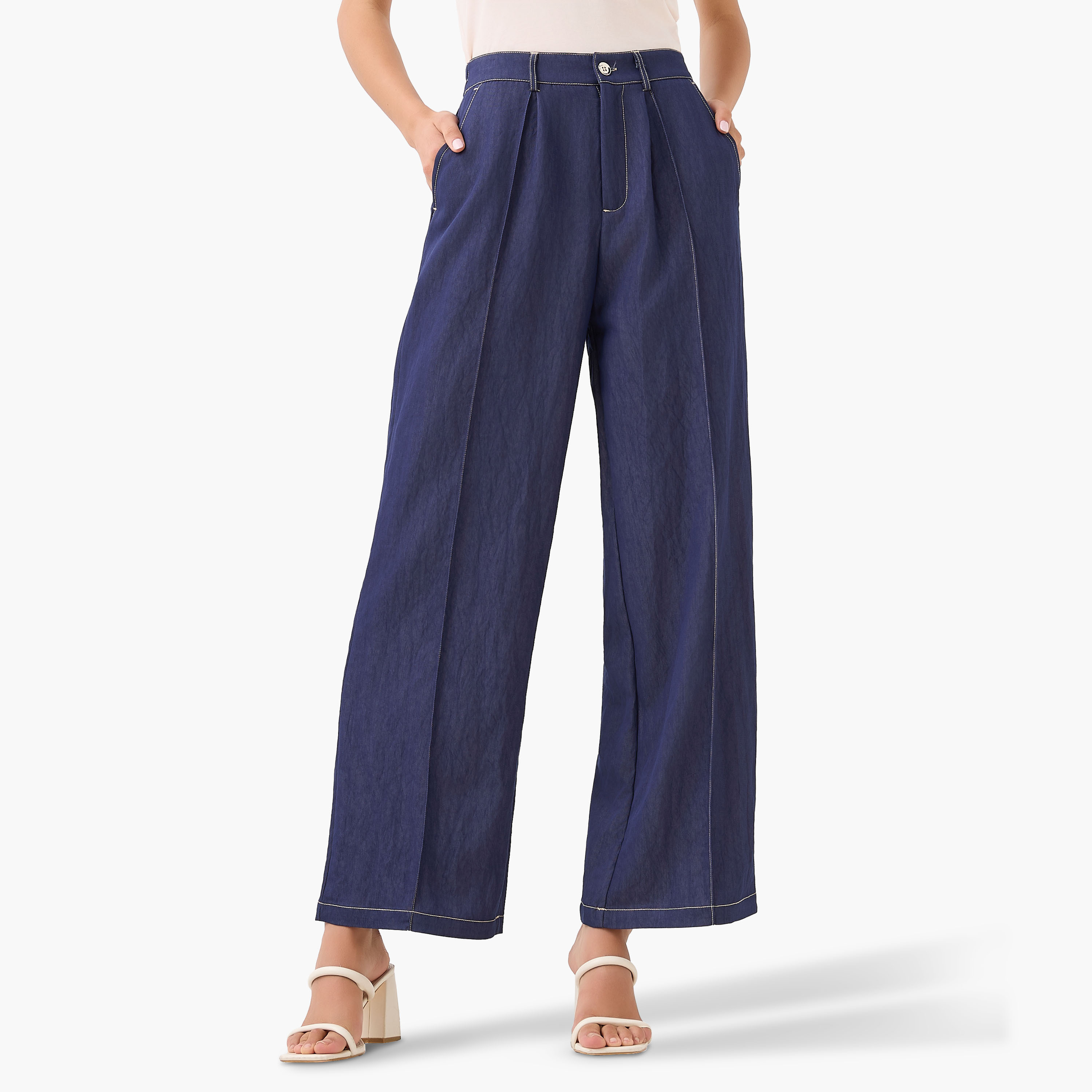 Wide-Leg Pleated Trousers-women-clothing-bottoms-trousers-image-2