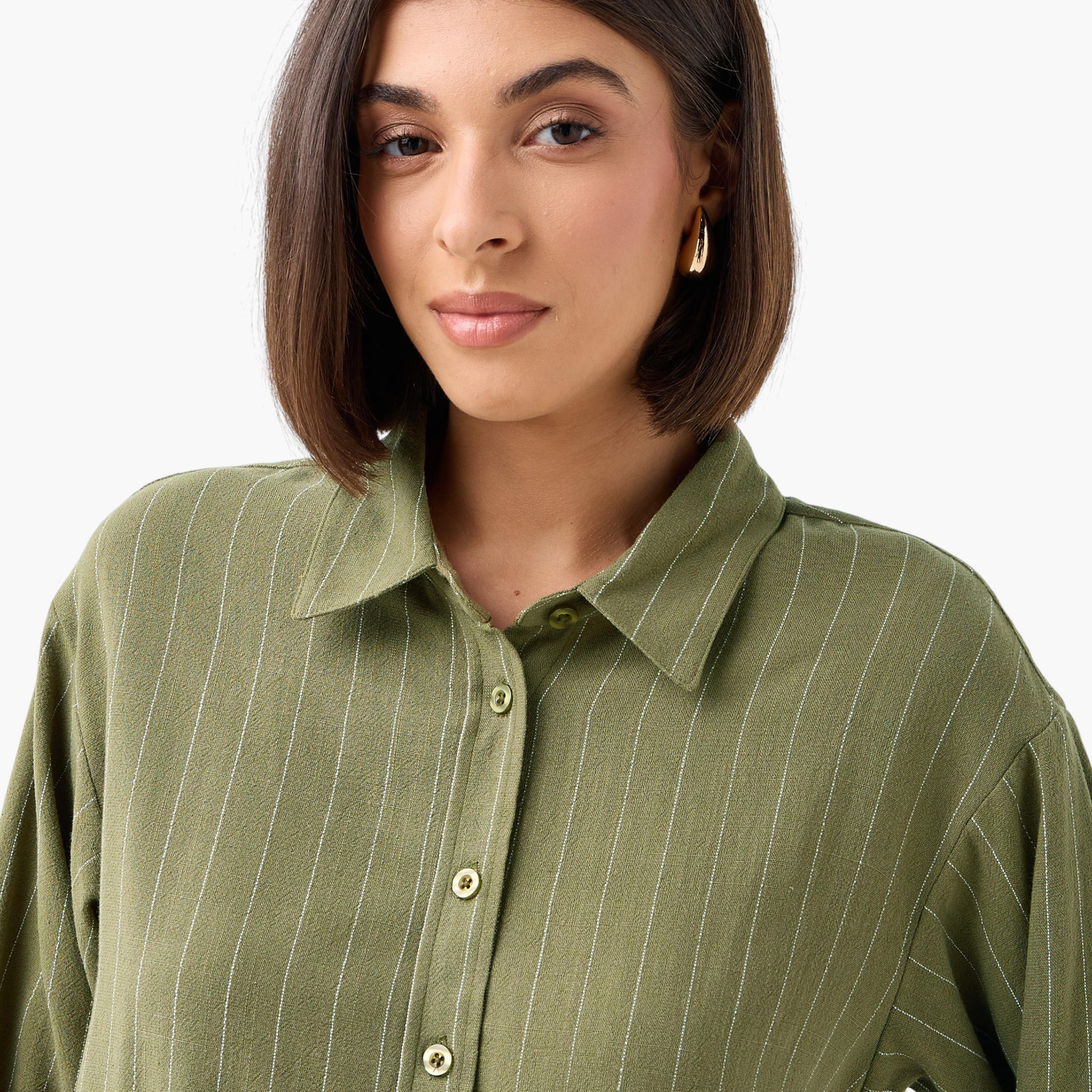 Shirt with Stripes and Long Sleeves-women-clothing-shirtsandblouses-shirts-image-7