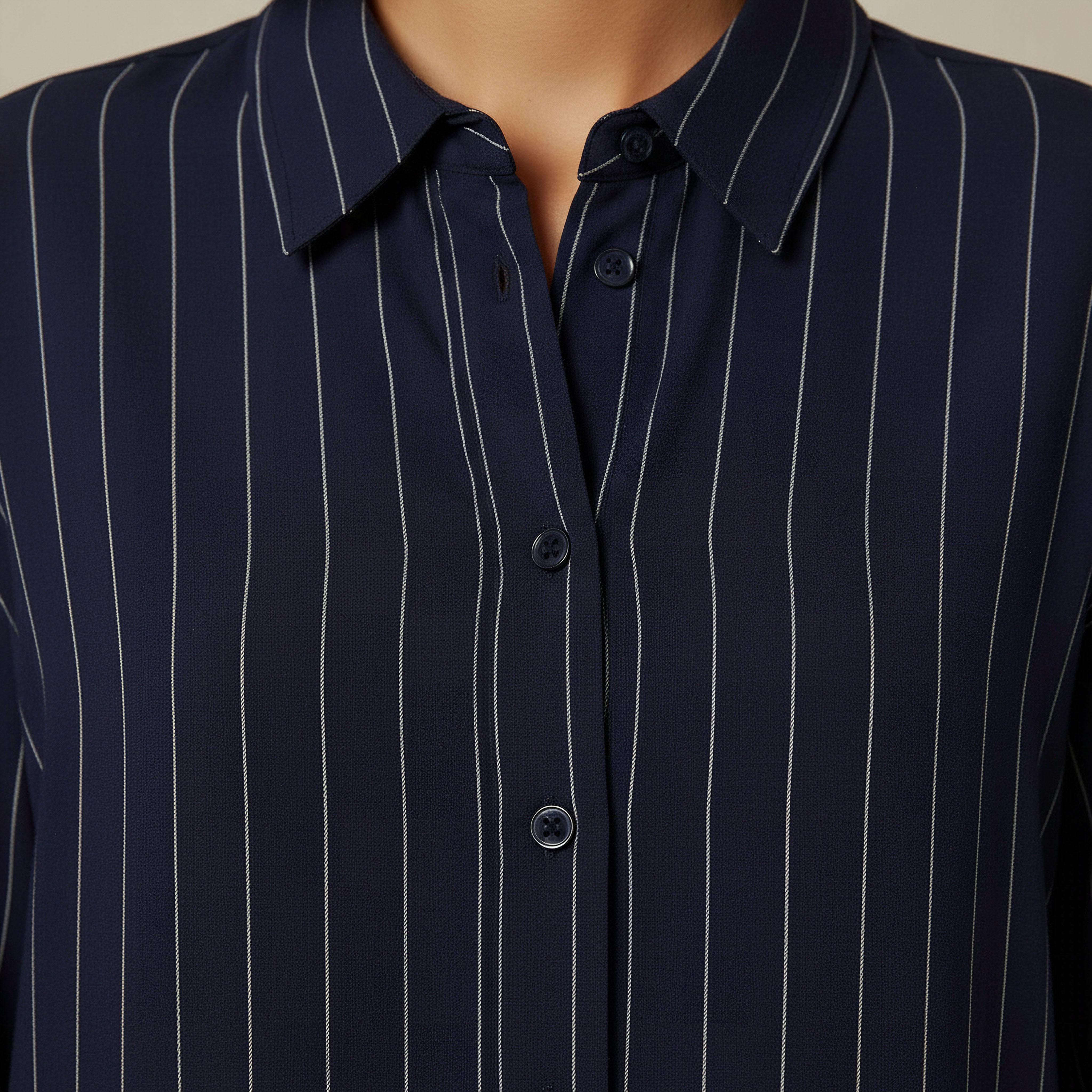 Shirt with Stripes and Long Sleeves-women-clothing-shirtsandblouses-shirts-image-4