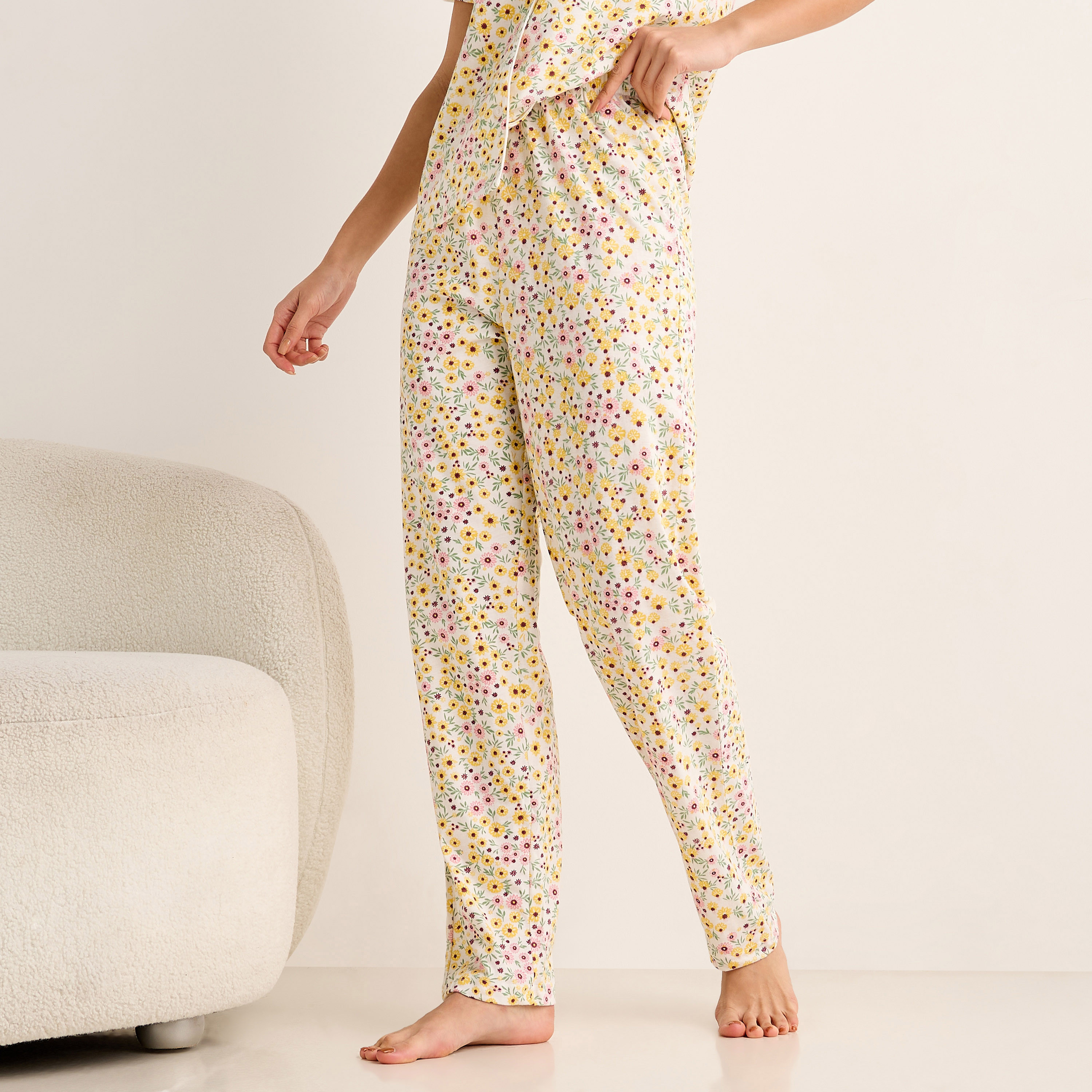 Pyjama Set Button-Down Shirt and Pants-women-clothing-nightwear-pyjamas-longsets-image-3