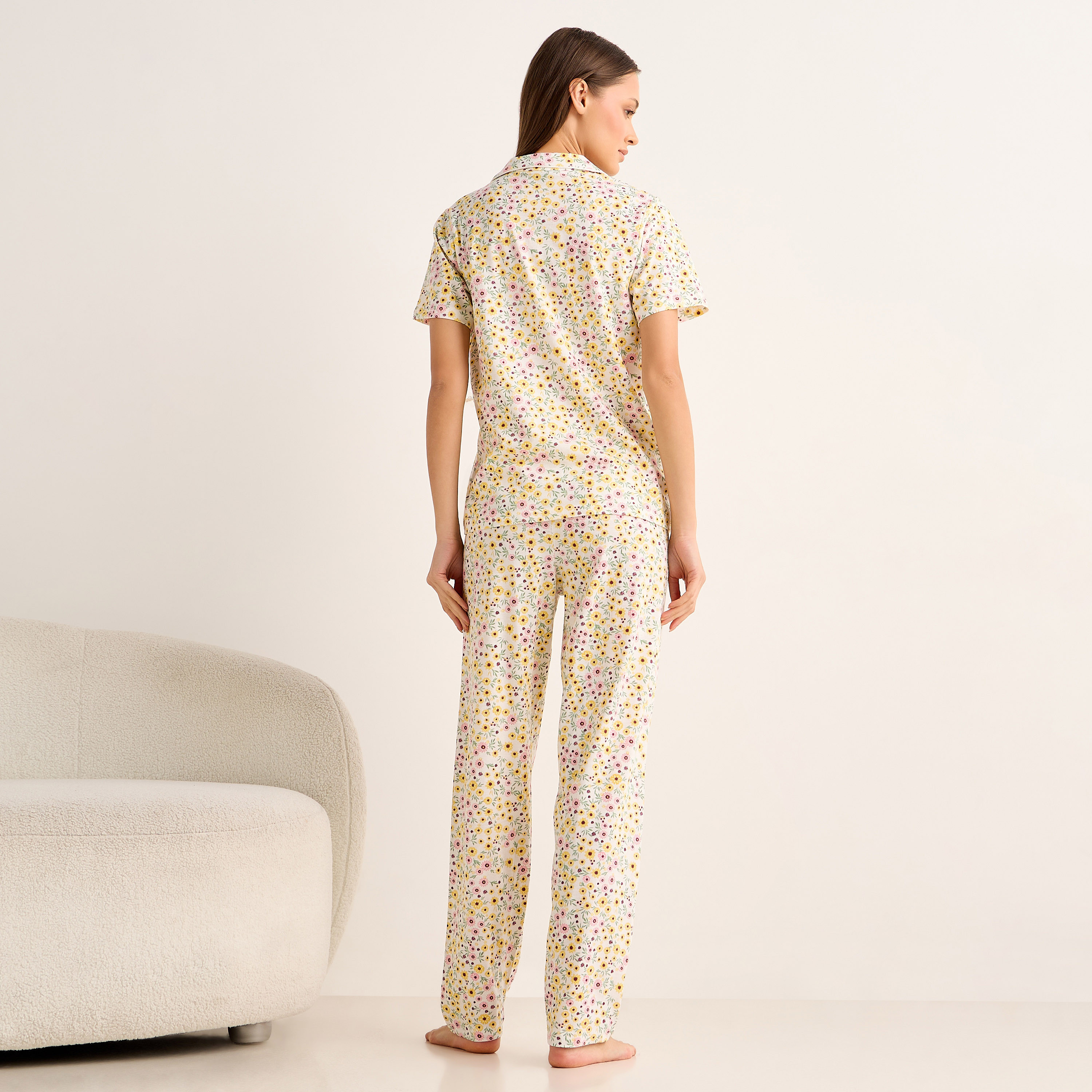 Pyjama Set Button-Down Shirt and Pants-women-clothing-nightwear-pyjamas-longsets-image-4
