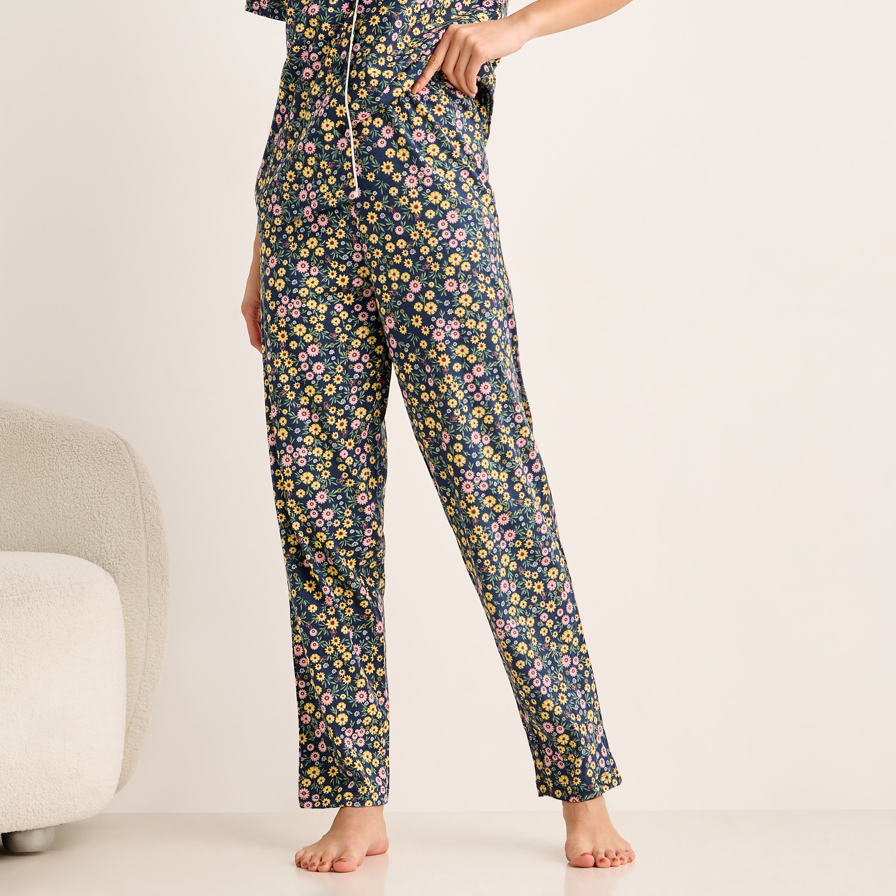 Pyjama Set Button-Down Shirt and Pants-women-clothing-nightwear-pyjamas-longsets-image-3