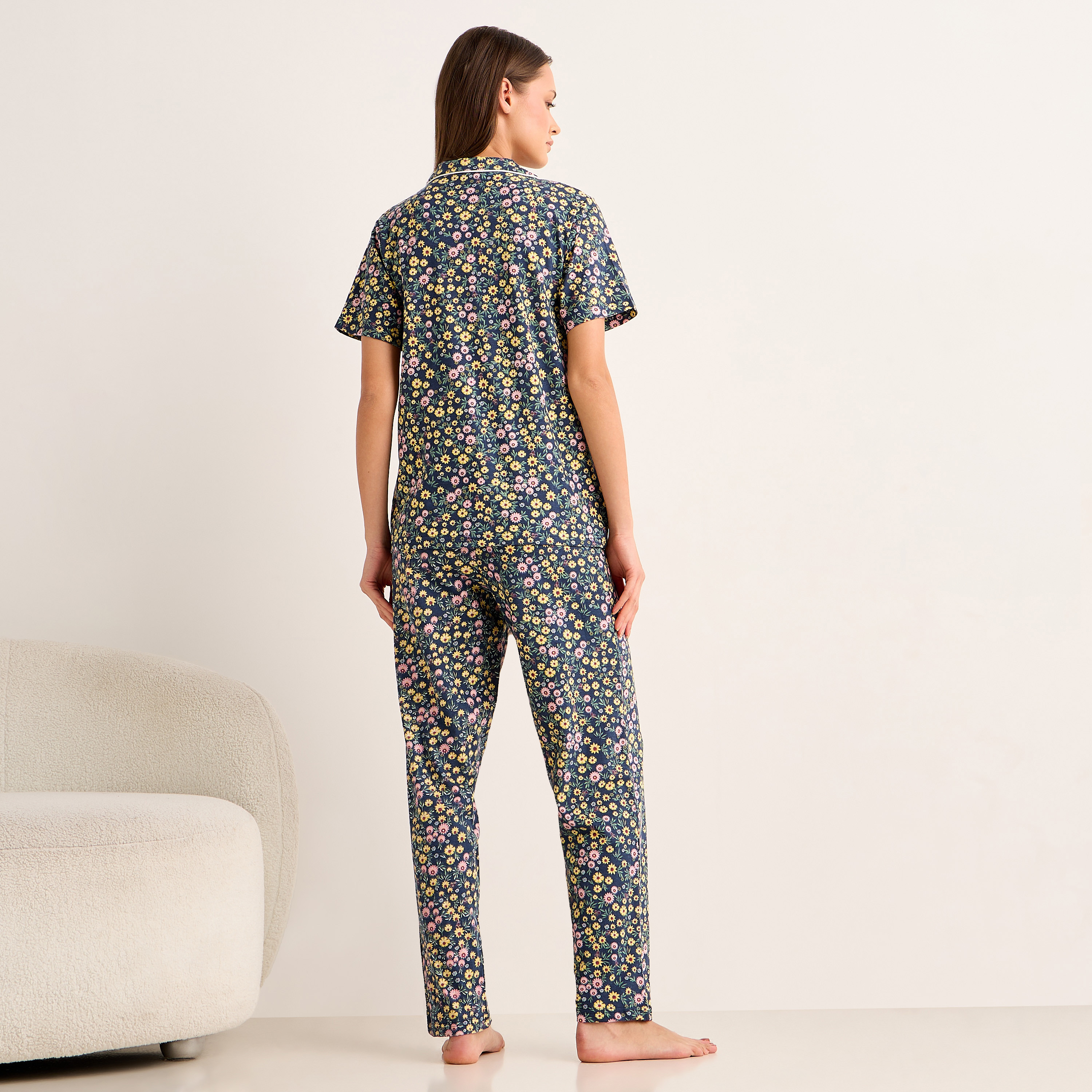 Pyjama Set Button-Down Shirt and Pants-women-clothing-nightwear-pyjamas-longsets-image-4
