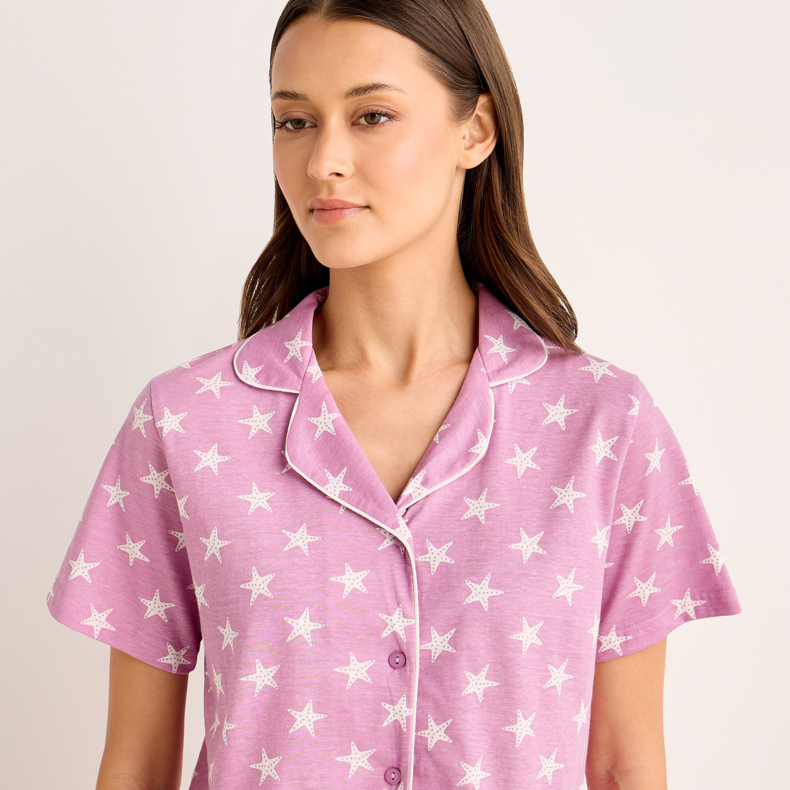 Pyjama Set Button-Down Shirt and Pants-women-clothing-nightwear-pyjamas-longsets-image-5