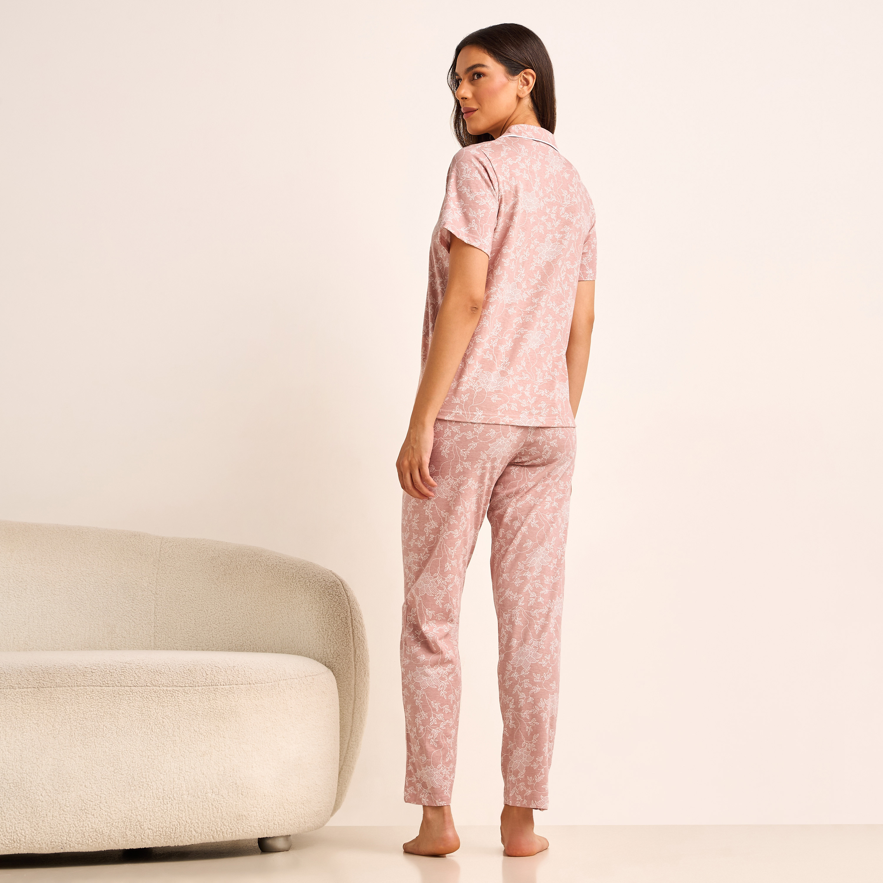 Pyjama Set Button-Down Shirt and Pants-women-clothing-nightwear-pyjamas-longsets-image-6