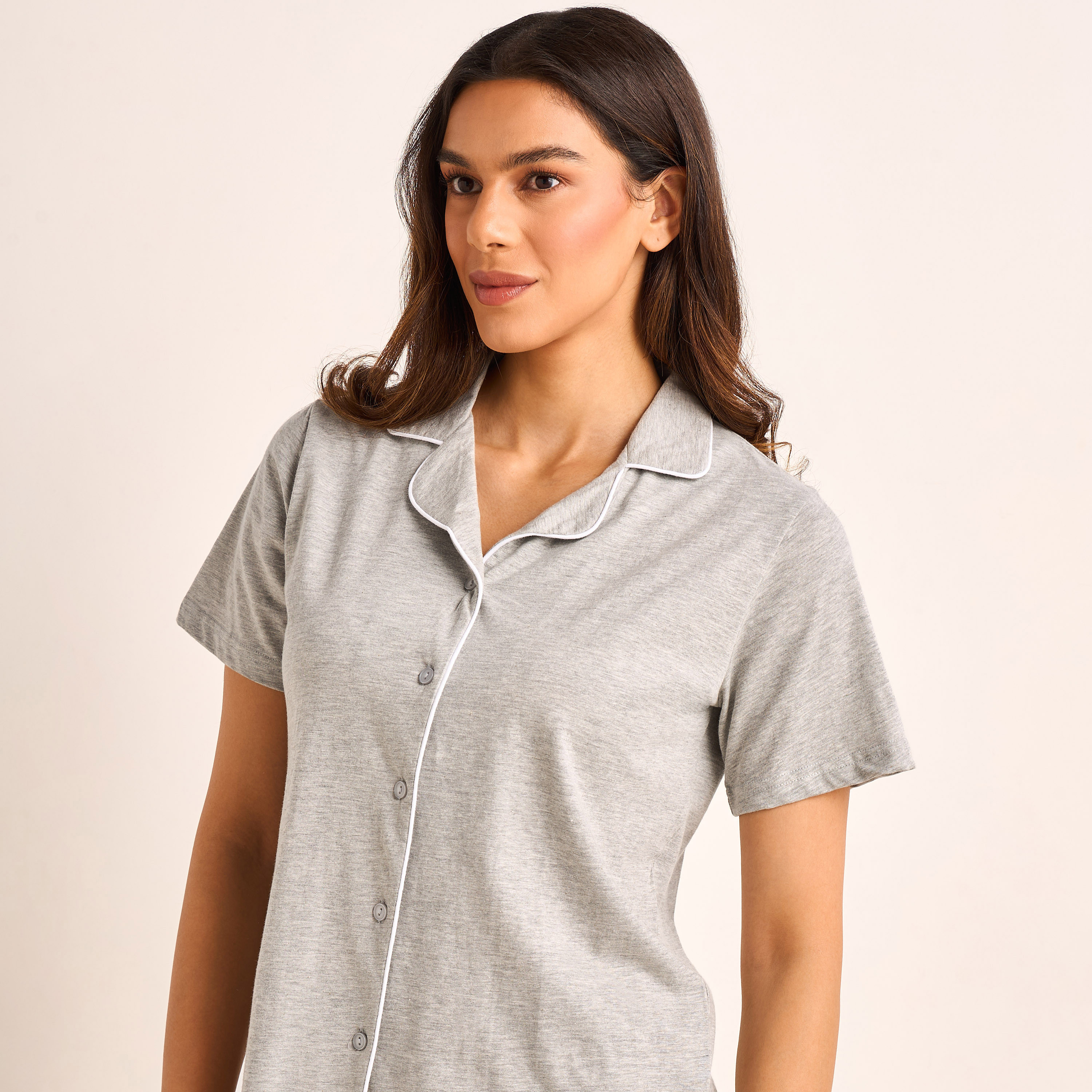 Pyjama Set Button-Down Shirt and Pants-women-clothing-nightwear-pyjamas-longsets-image-5