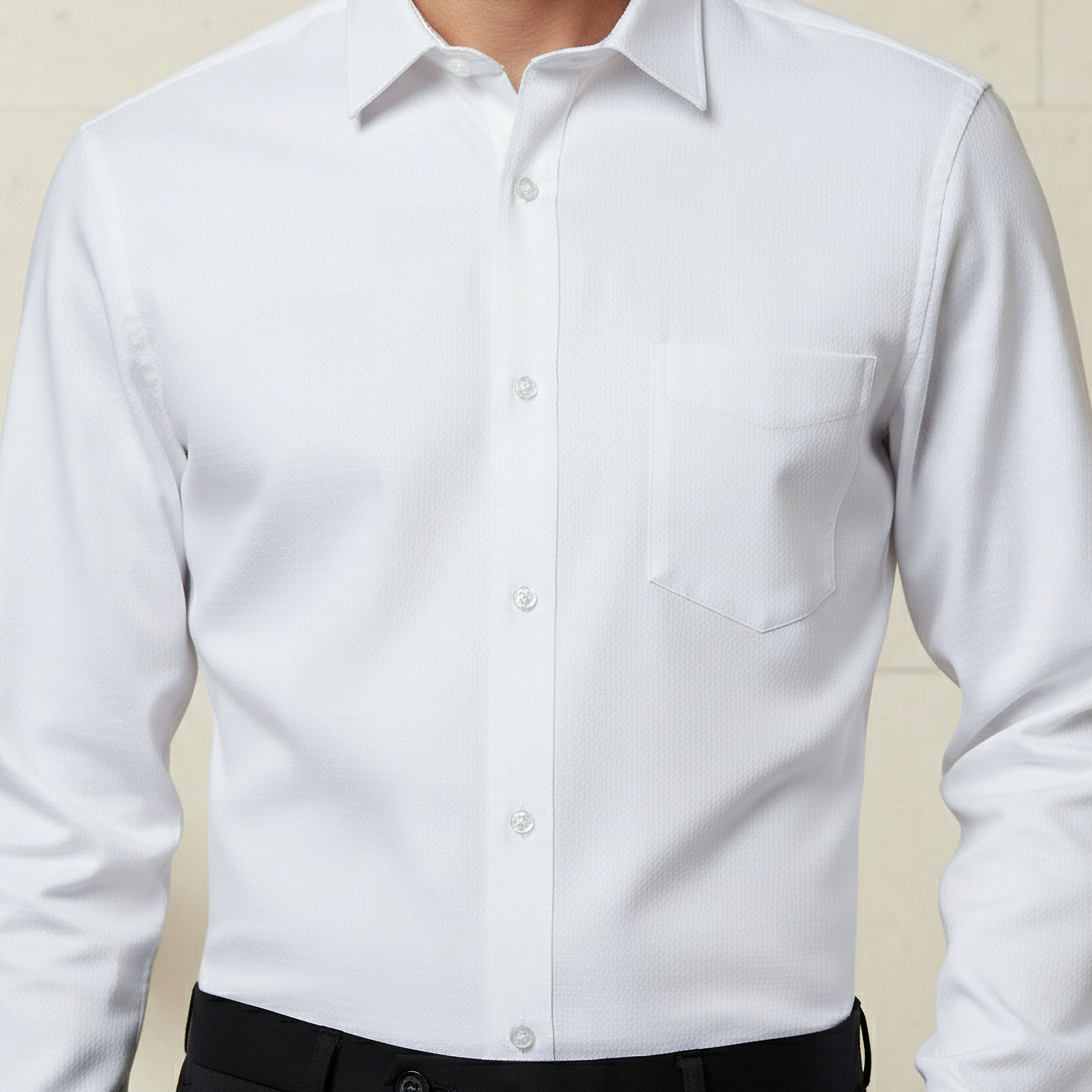 Men Regular Fit Self Texture Dobby Collar Shirt-men-clothing-shirts-image-6