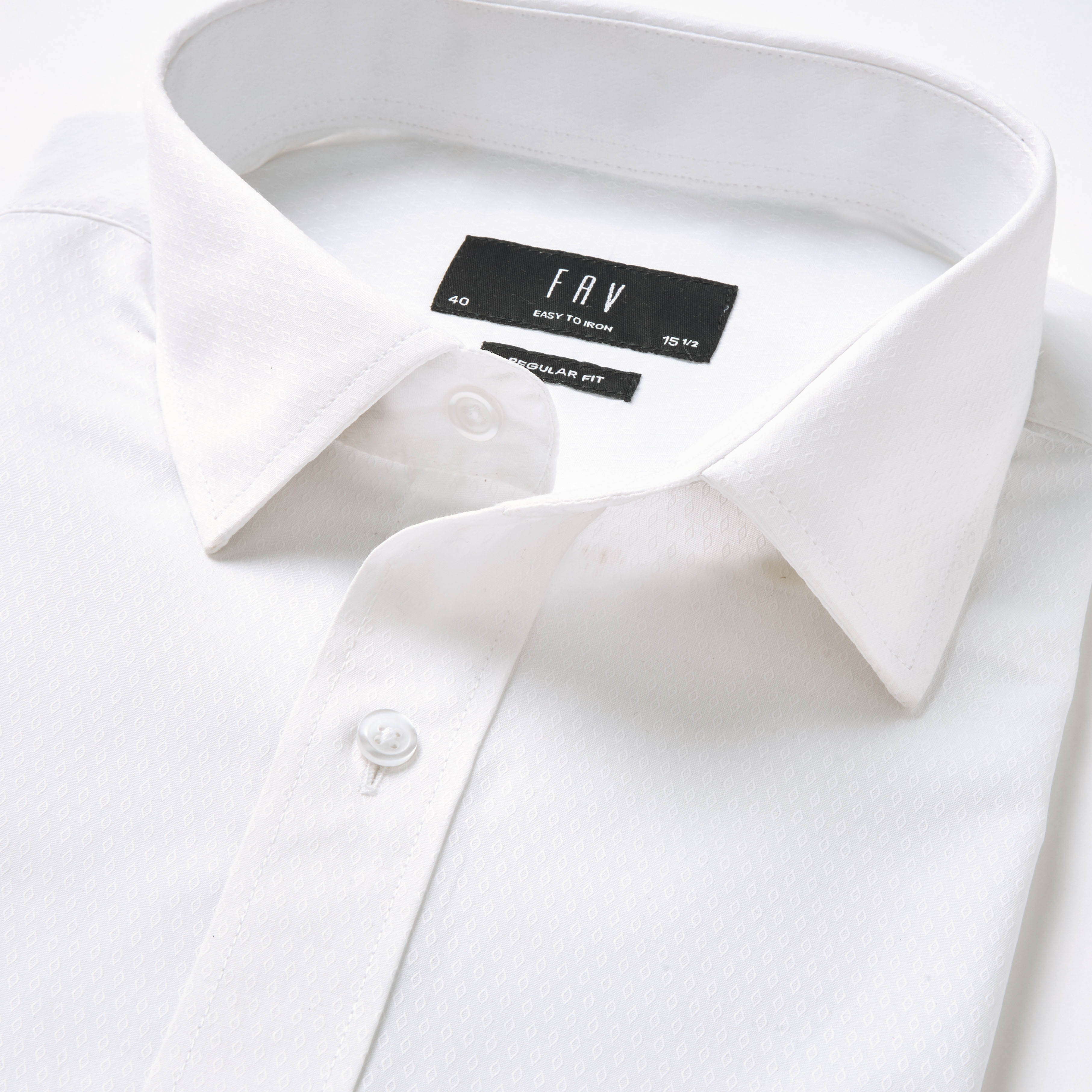 Men Regular Fit Self Texture Dobby Collar Shirt-men-clothing-shirts-image-2