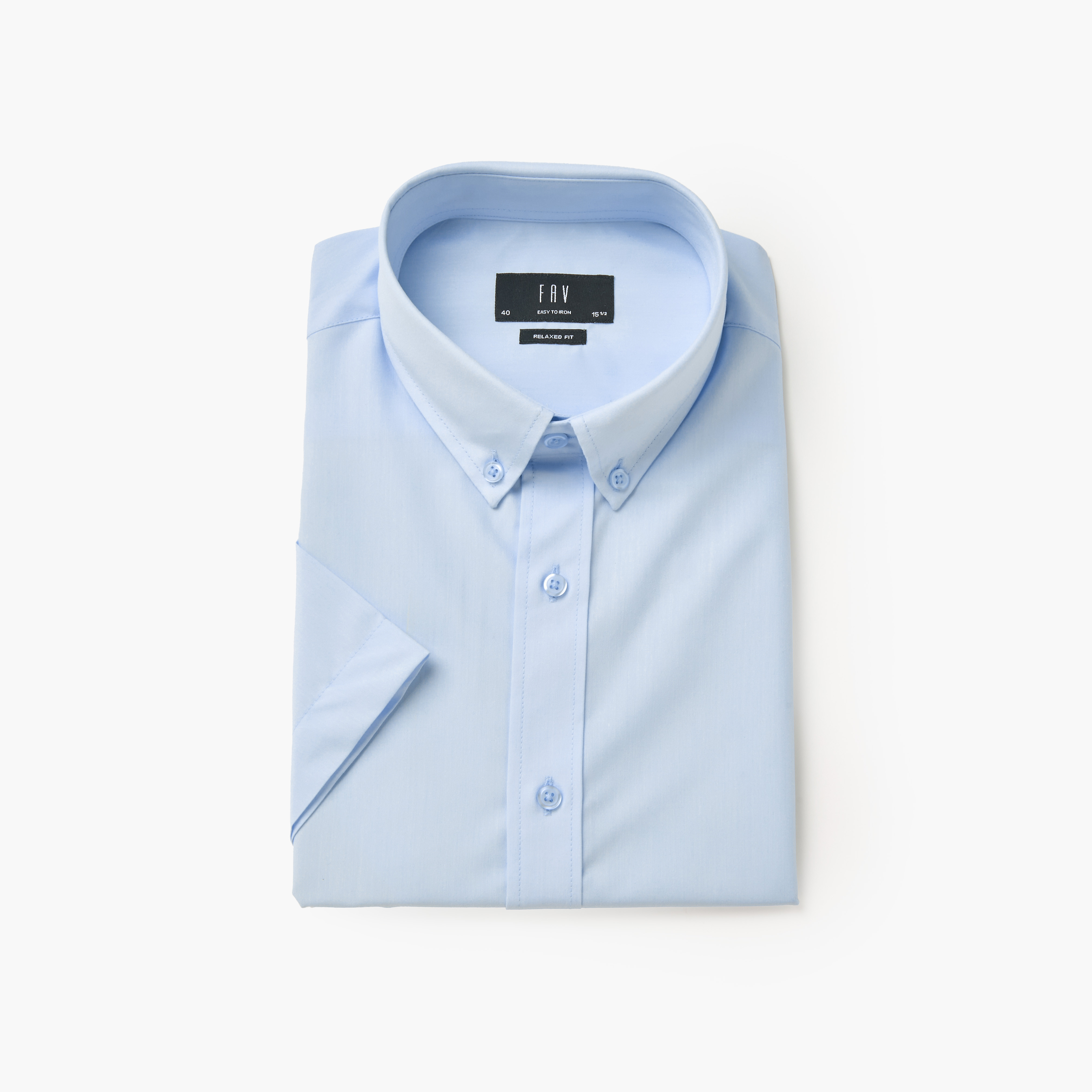 Men Regular Fit Button Down Collar Short Sleeve Shirt-men-clothing-shirts-image-5
