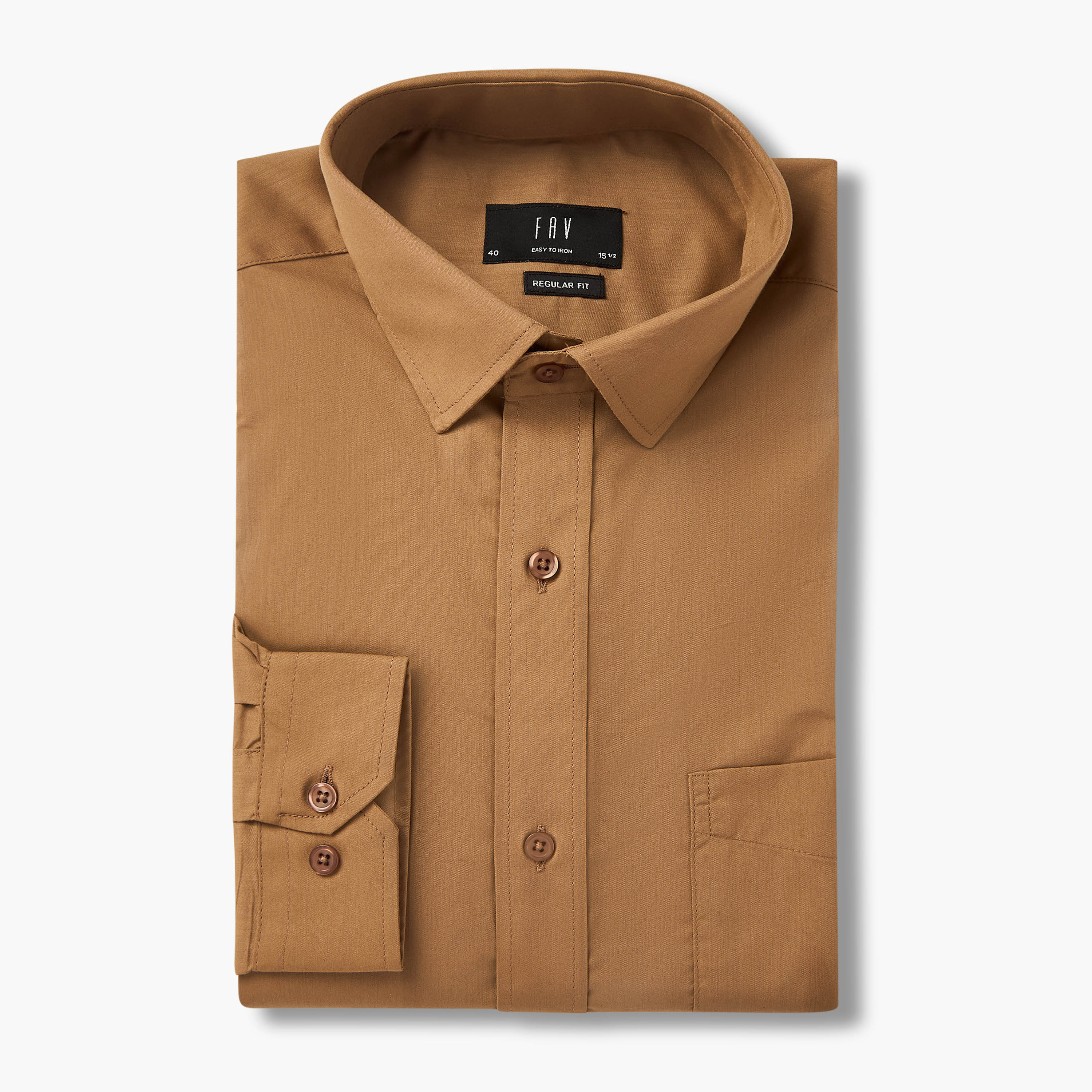 Men Regular Fit Collared Long Sleeves Shirt - Set of 2-men-clothing-shirts-image-3