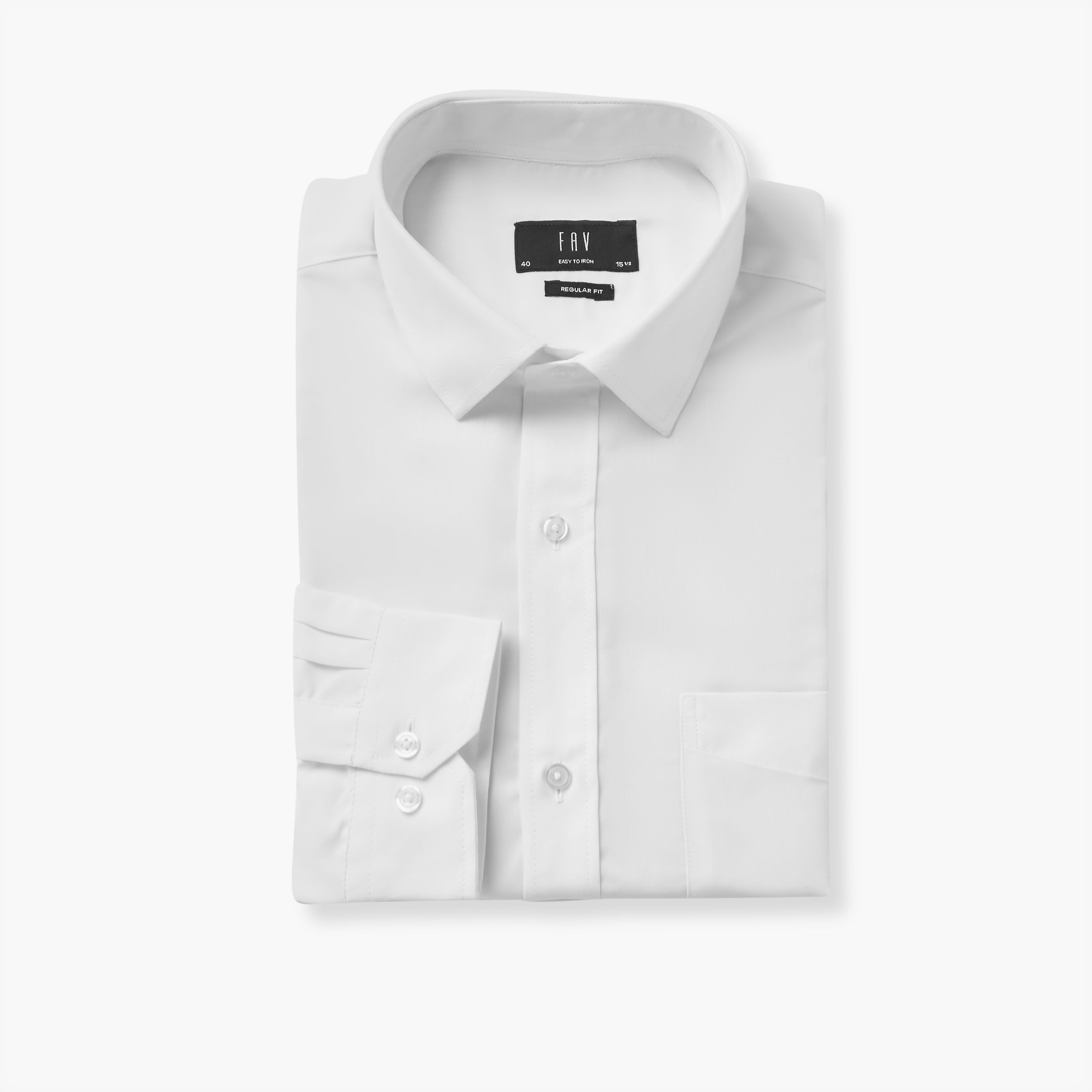قميصان رجالي بياقة وقصة عادية وأكمام طويلة - طقم من قطعتين-men-clothing-shirts-image-2