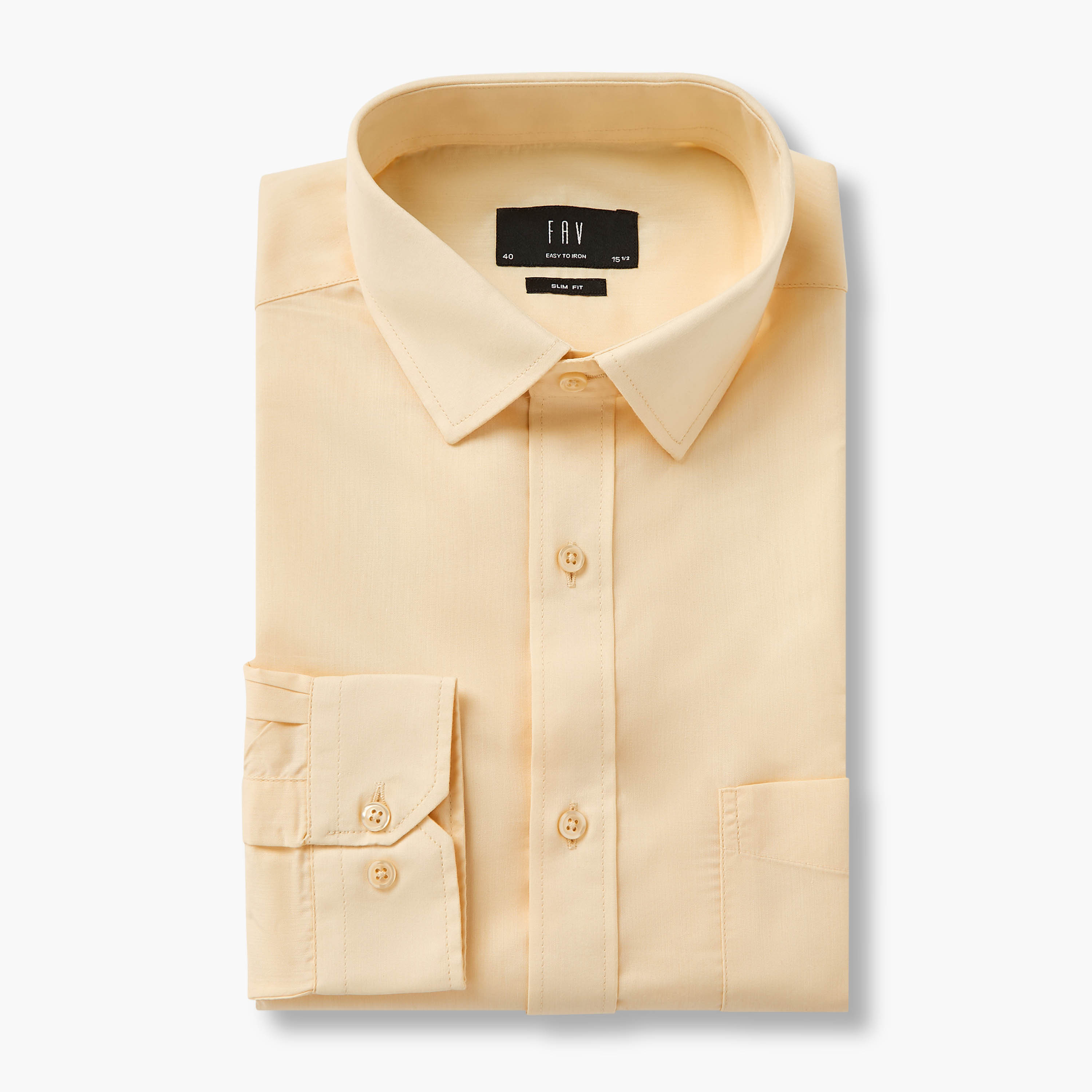 Set of 2 - Men Slim Fit Collared Long Sleeves Shirt-men-clothing-shirts-image-2
