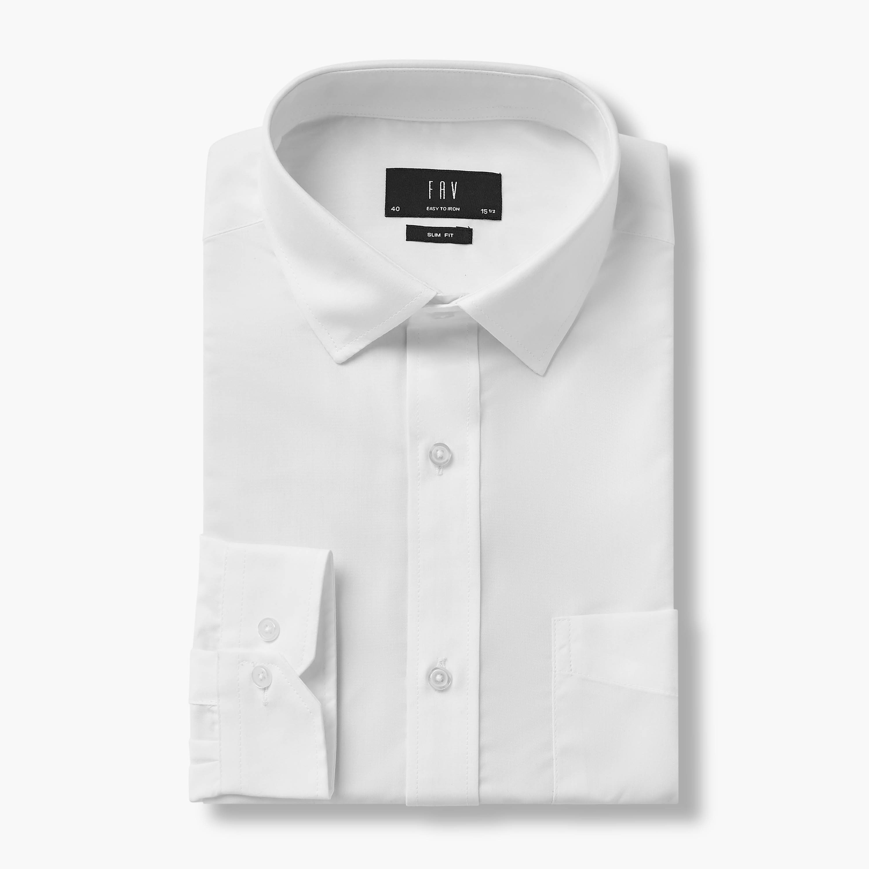 Set of 2 - Men Slim Fit Collared Long Sleeves Shirt-men-clothing-shirts-image-2
