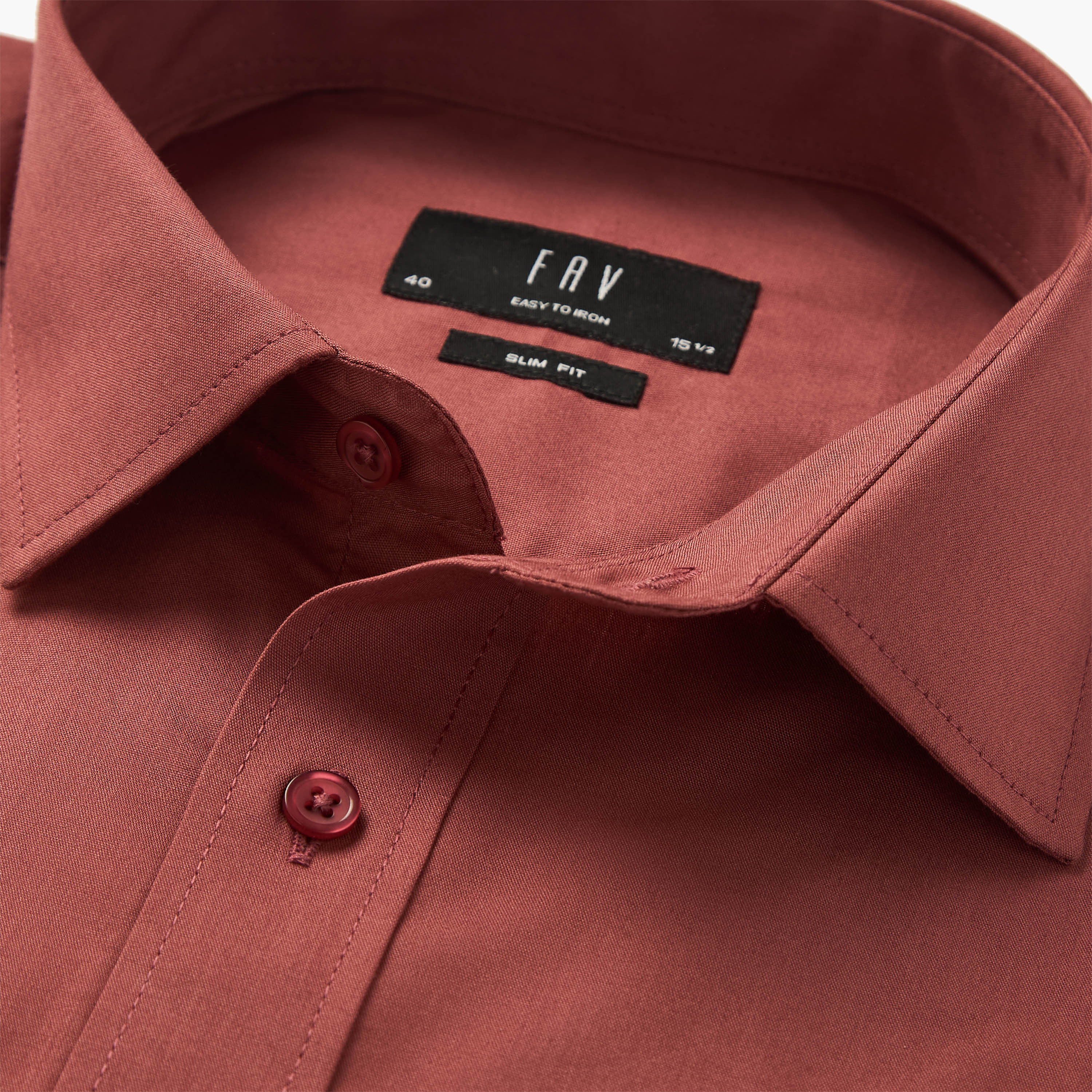 طقم قميص بقصّة سليم وياقة عادية وأكمام طويلة قطعتين للرجال-men-clothing-shirts-image-6