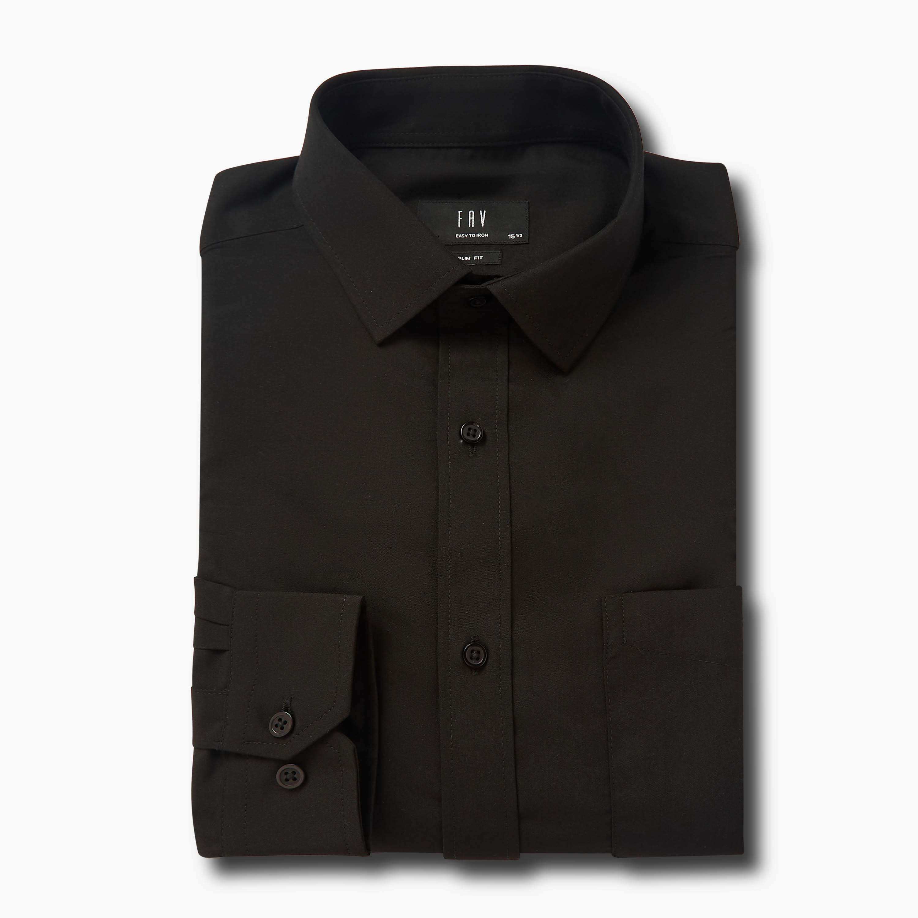 Set of 2 - Men Slim Fit Collared Long Sleeves Shirt-men-clothing-shirts-image-2