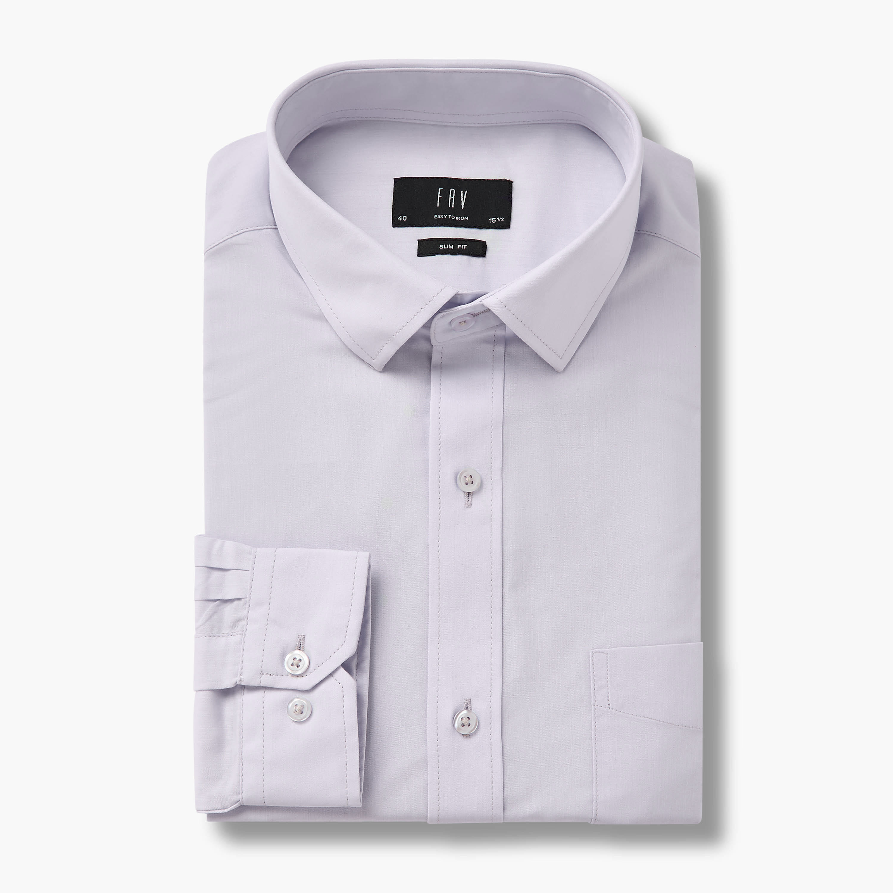 Set of 2 - Men Slim Fit Collared Long Sleeves Shirt-men-clothing-shirts-image-3