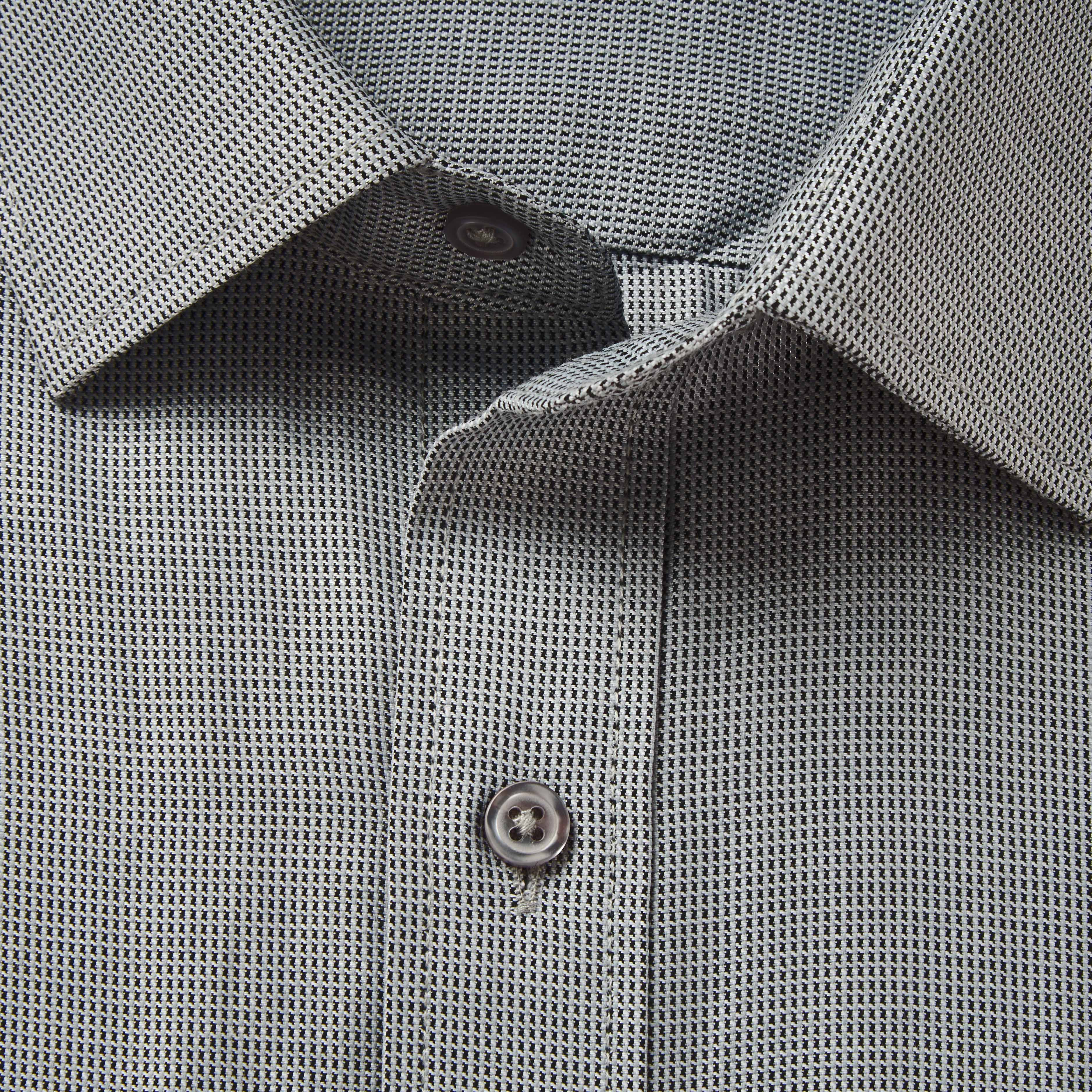 Men Slim Fit Collared Textured Long Sleeve Shirt-men-clothing-shirts-image-6
