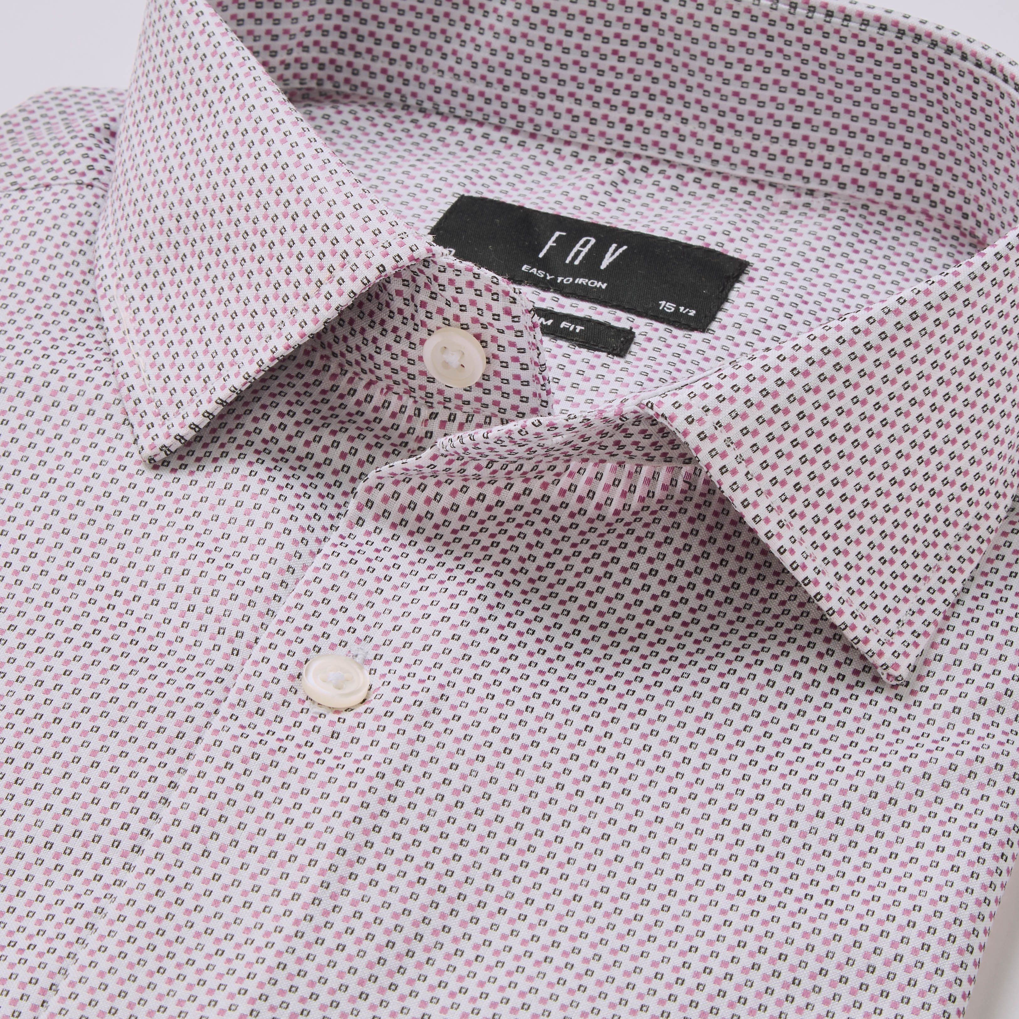 Men Slim Fit Collared Textured Long Sleeve Shirt-men-clothing-shirts-image-2