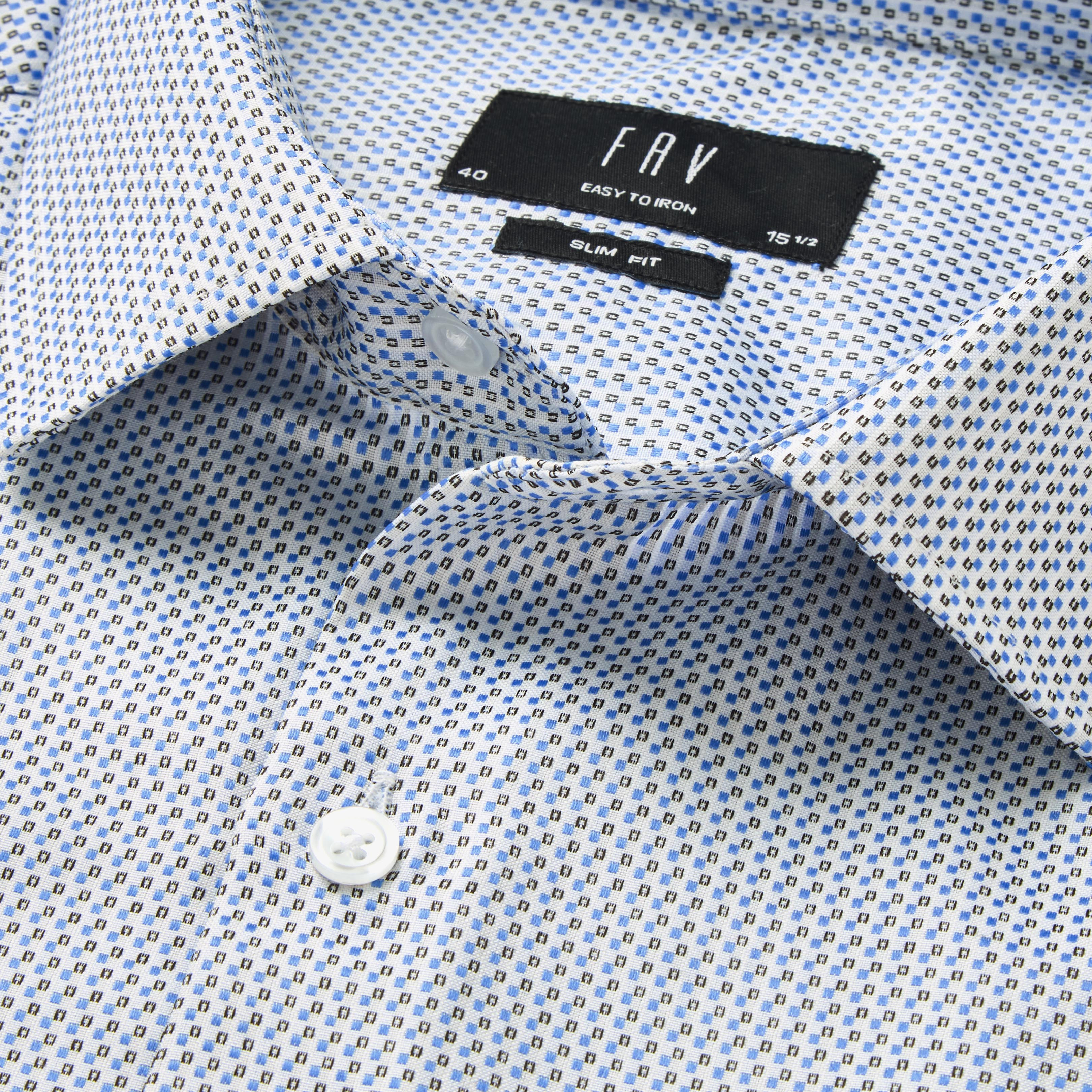 قميص رجالي بقصة ضيقة وياقة وطبعات وأكمام طويلة-men-clothing-shirts-image-2
