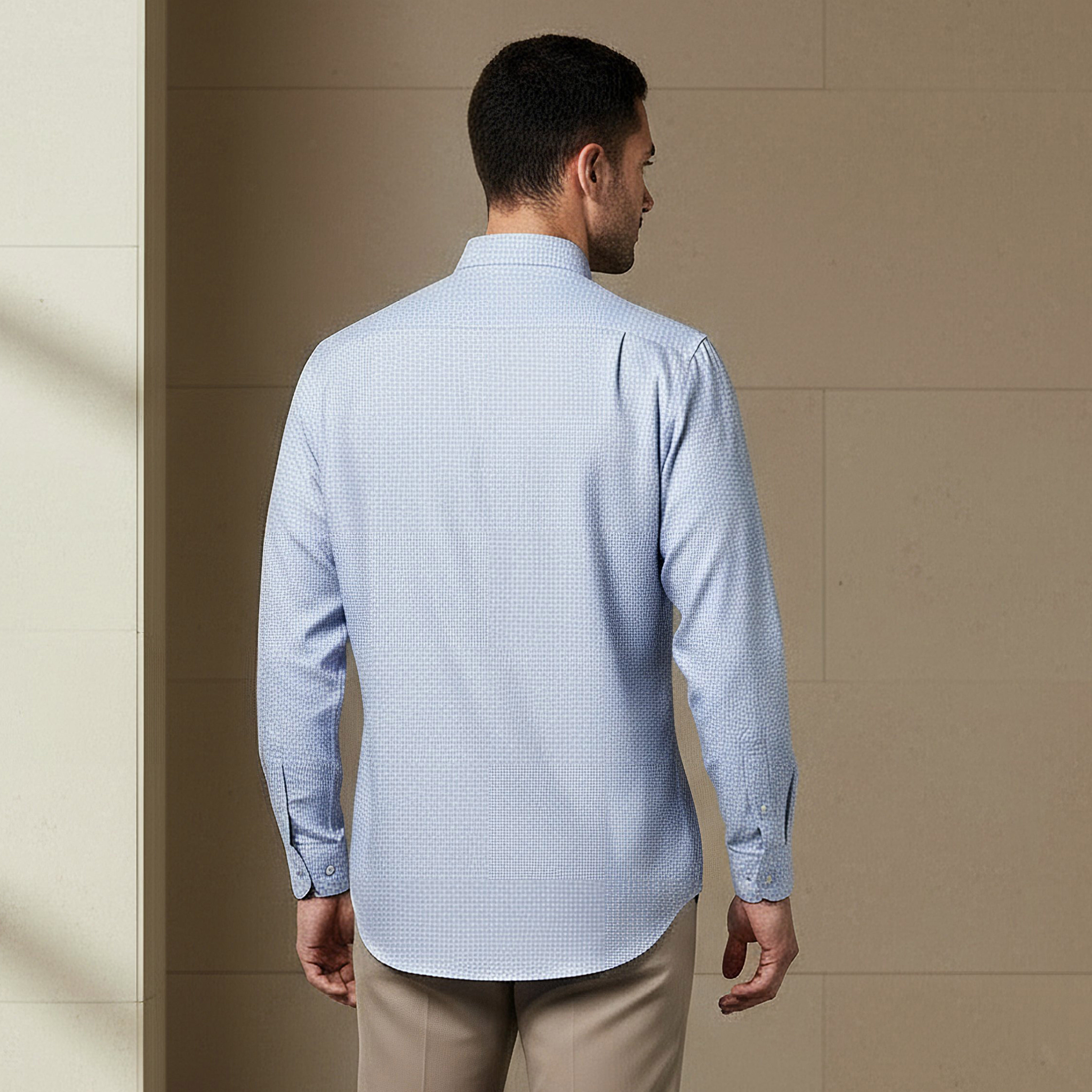 قميص رجالي بقصة ضيقة وياقة وطبعات وأكمام طويلة-men-clothing-shirts-image-3