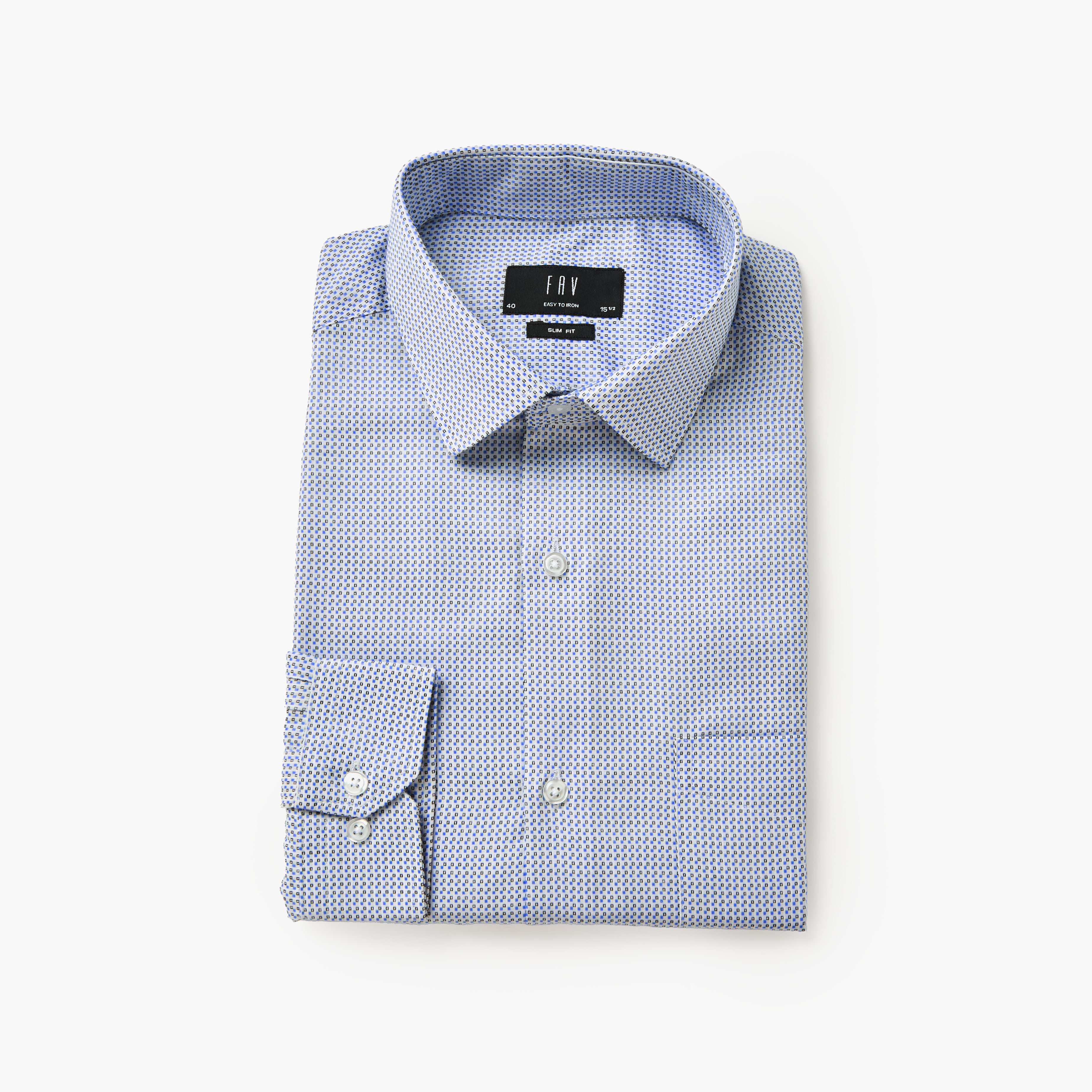 قميص رجالي بقصة ضيقة وياقة وطبعات وأكمام طويلة-men-clothing-shirts-image-5