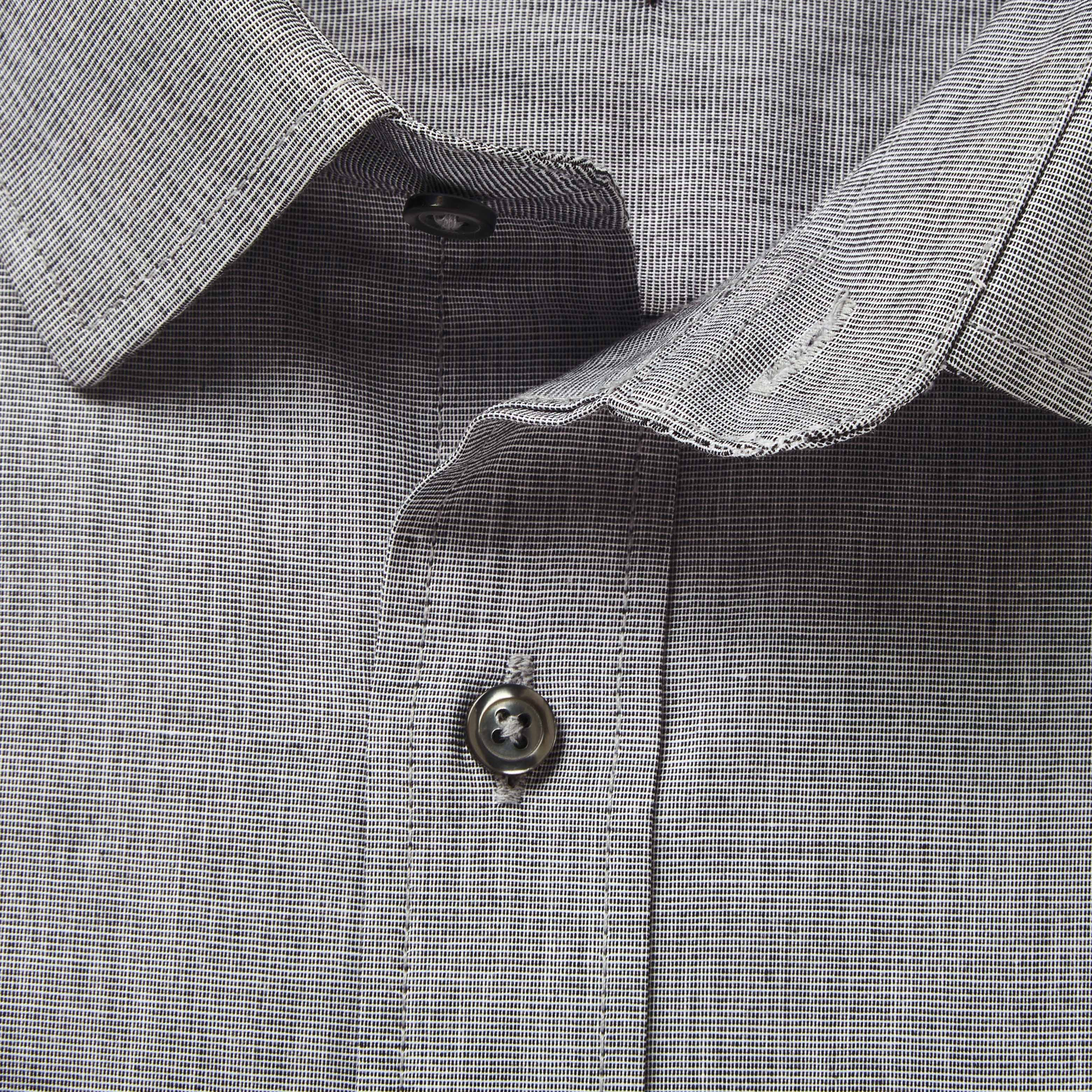 Men Slim Fit Collared Textured Long Sleeves Shirt-men-clothing-shirts-image-6