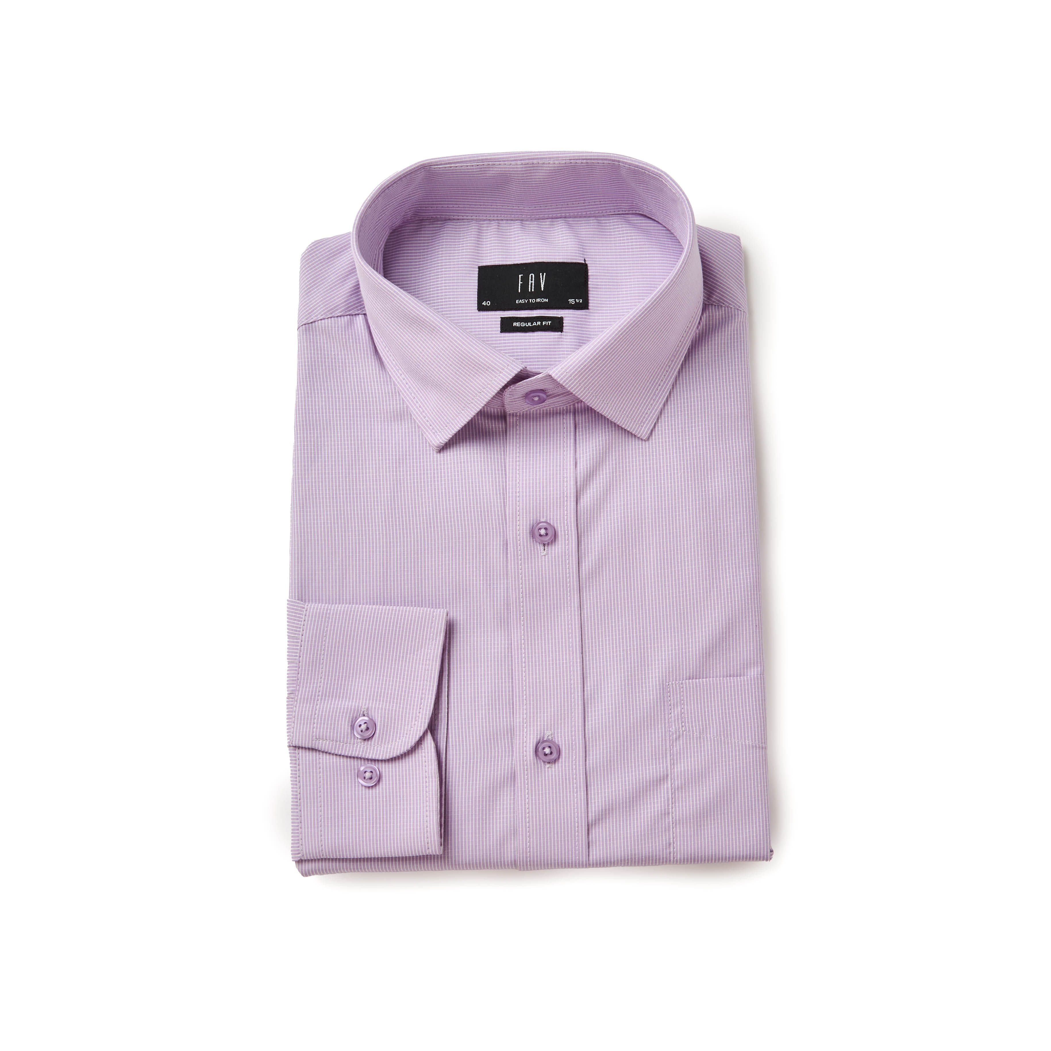 Men Regular Fit Spread Collar Textured Long Sleeves Shirt-men-clothing-shirts-image-5