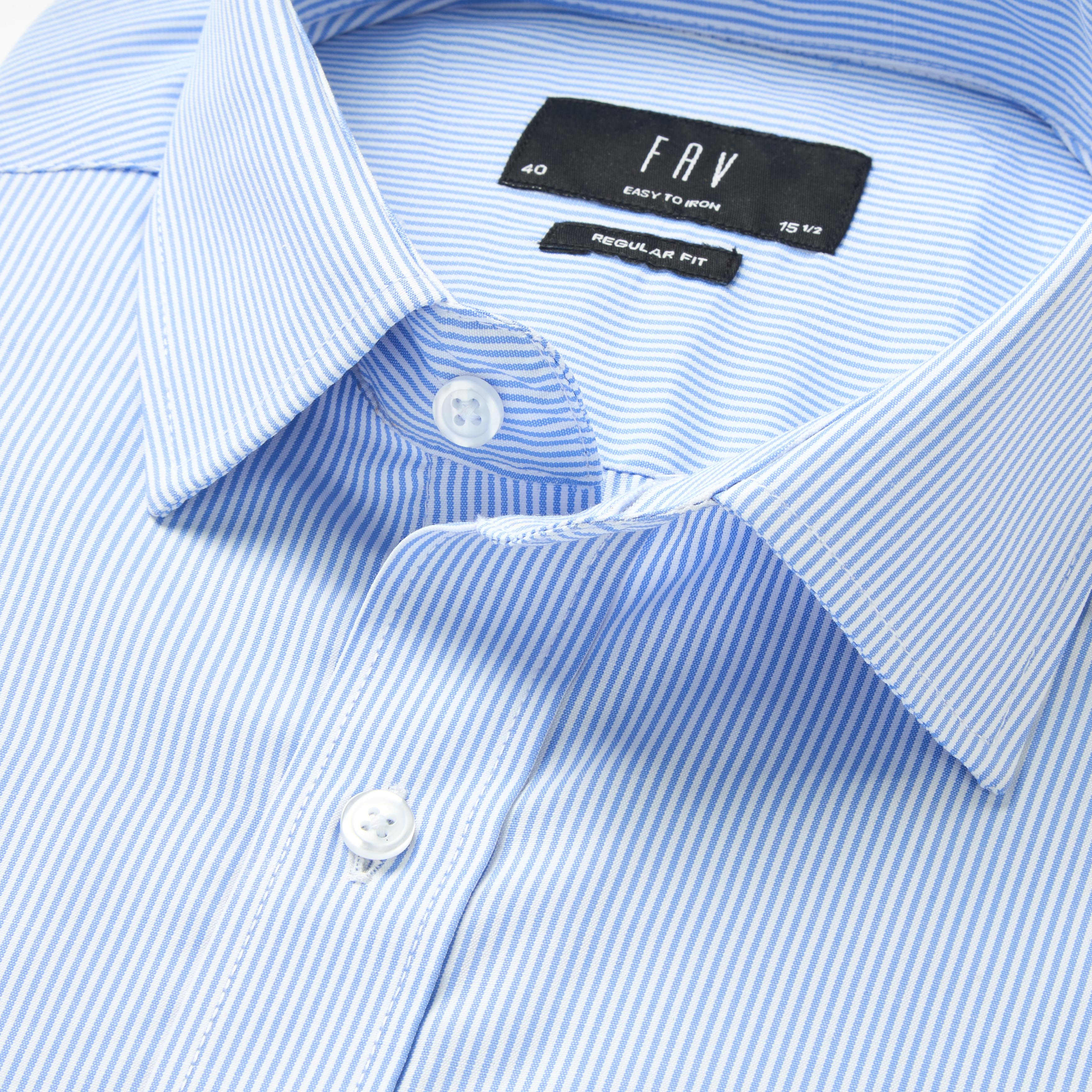 قميص رجالي مخطط أنيق بياقة وقصة عادية وأكمام طويلة-men-clothing-shirts-image-2