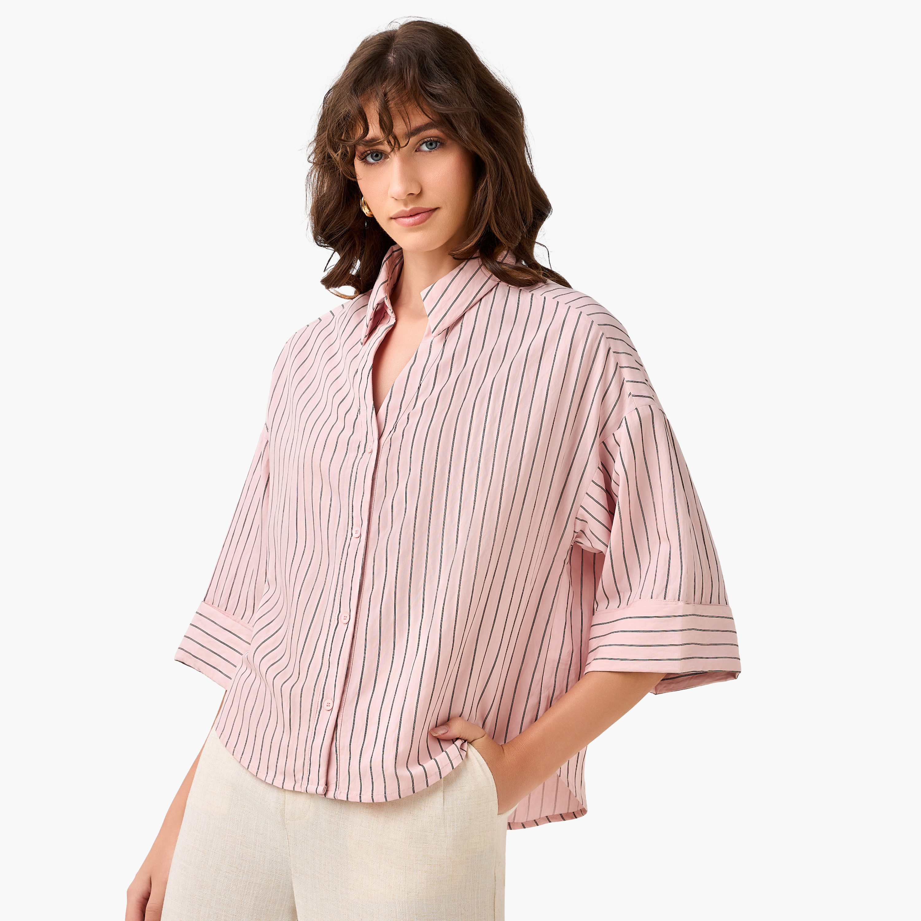 Boxy Shirt with Stripes-women-clothing-shirtsandblouses-shirts-image-3