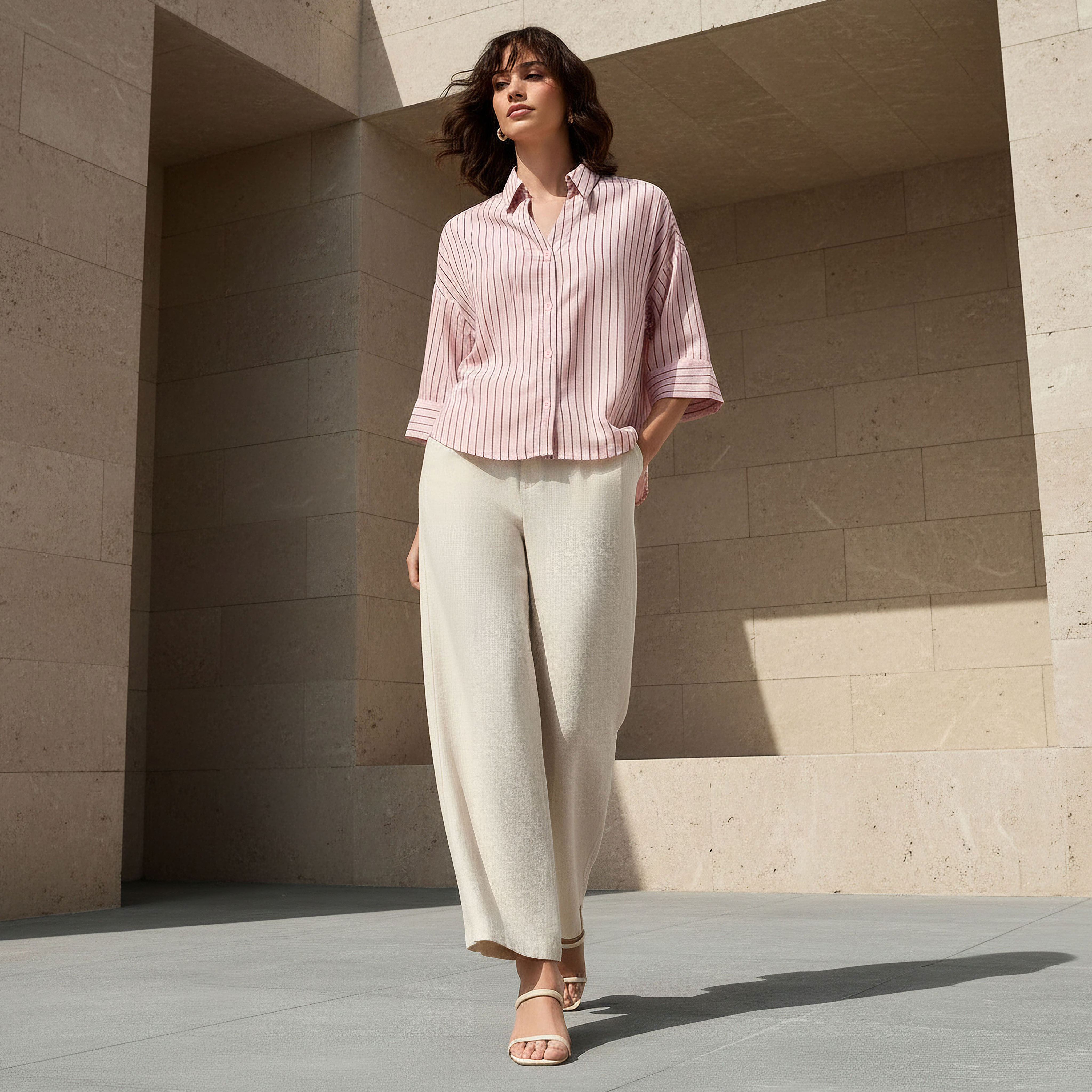 Boxy Shirt with Stripes-women-clothing-shirtsandblouses-shirts-image-2