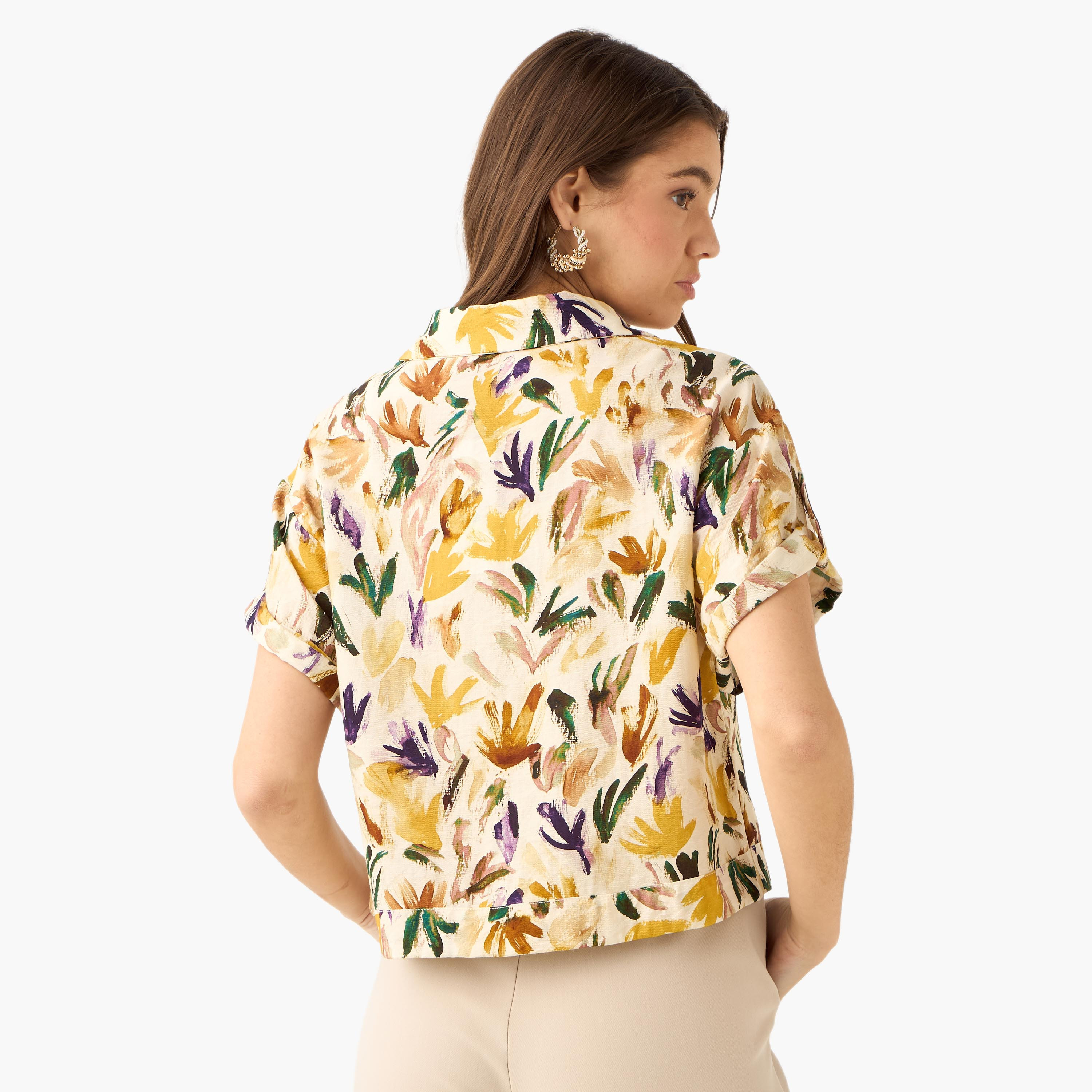 Printed Cropped Shirt-women-clothing-shirtsandblouses-shirts-image-3