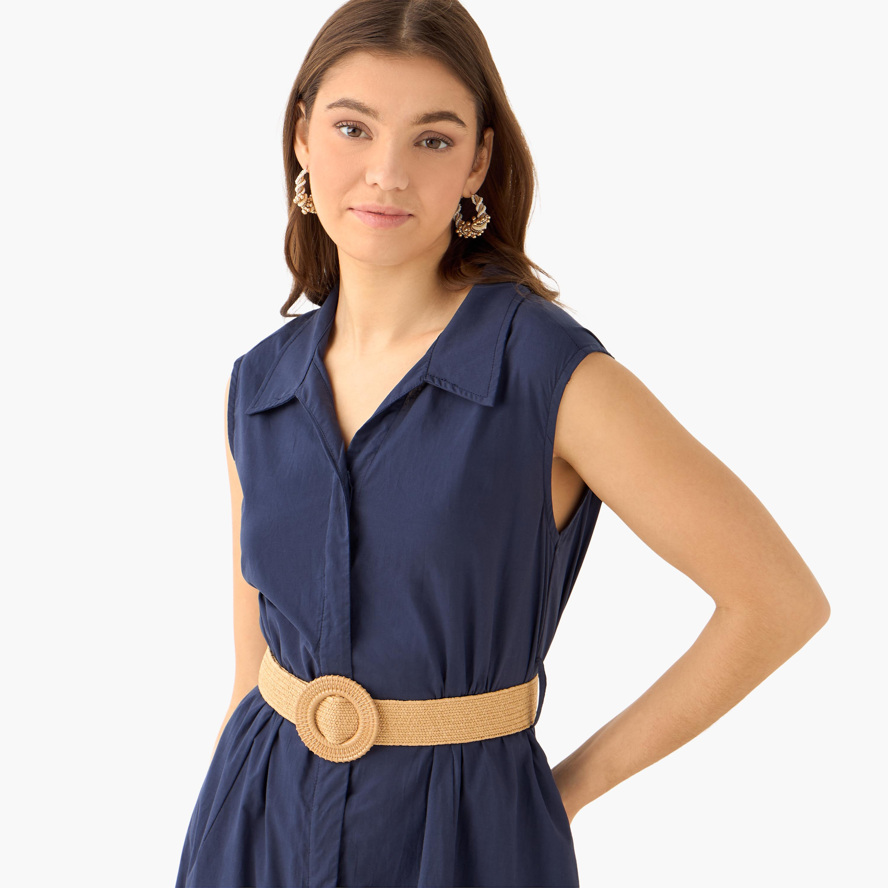 Shirt Midi Length Cotton Dress with Belt-PROMO_SP_OM__6_RGCC_BUY2FOR21_040325-image-5