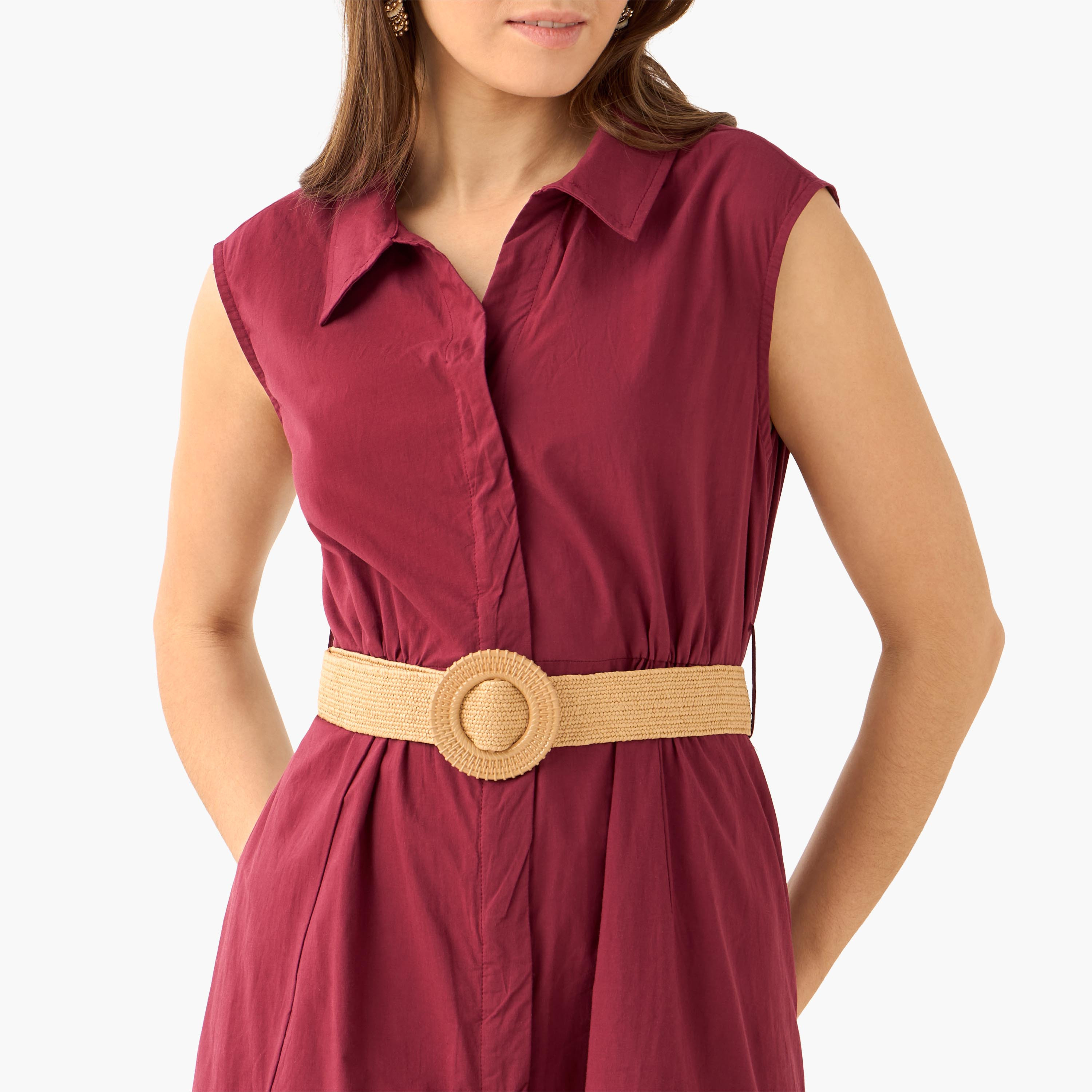 Shirt Midi Length Cotton Dress with Belt-PROMO_SP_OM__6_RGCC_BUY2FOR21_040325-image-5