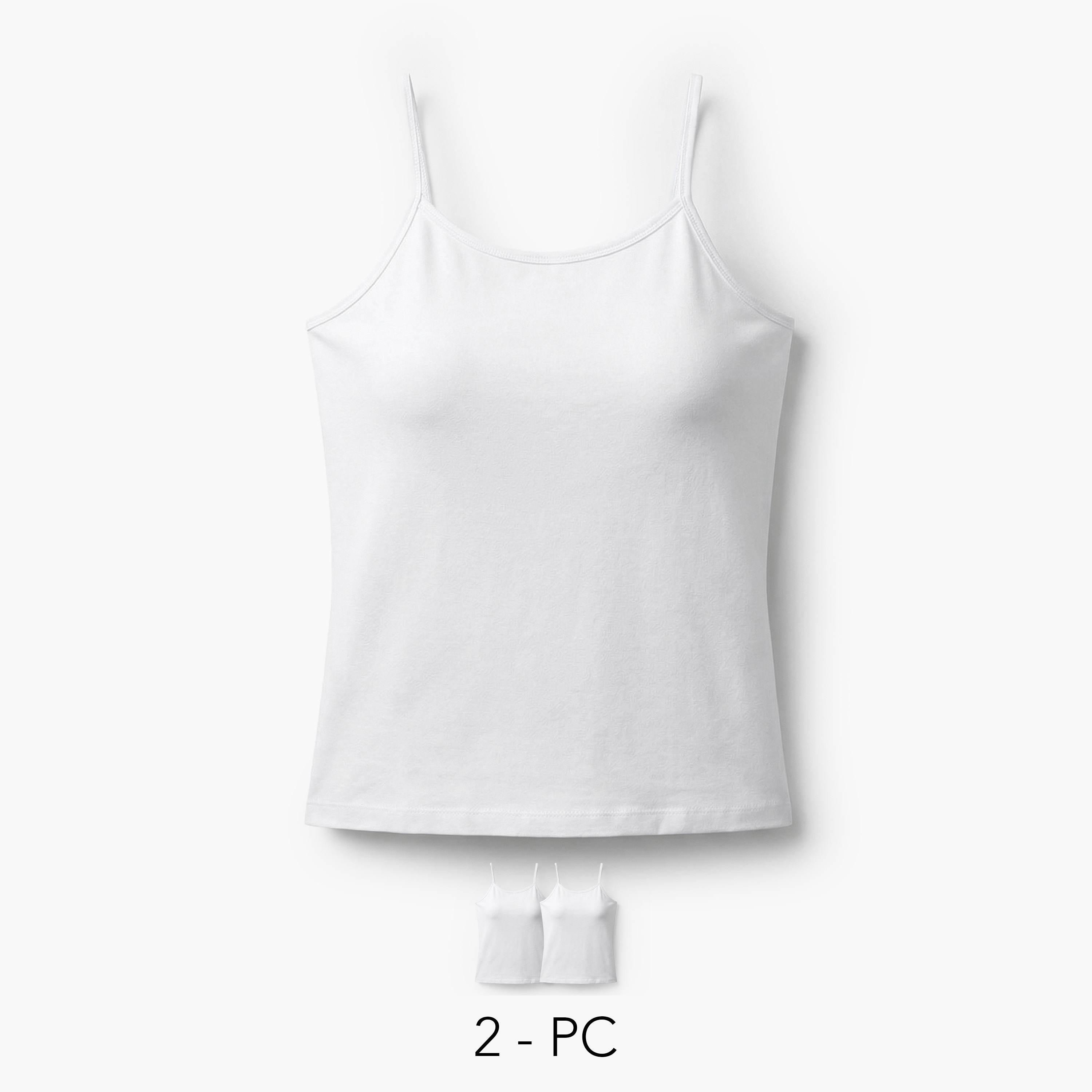 Set of 2 - Regular Fit Tank Top with Spaghetti Straps-women-clothing-tshirts-image-1
