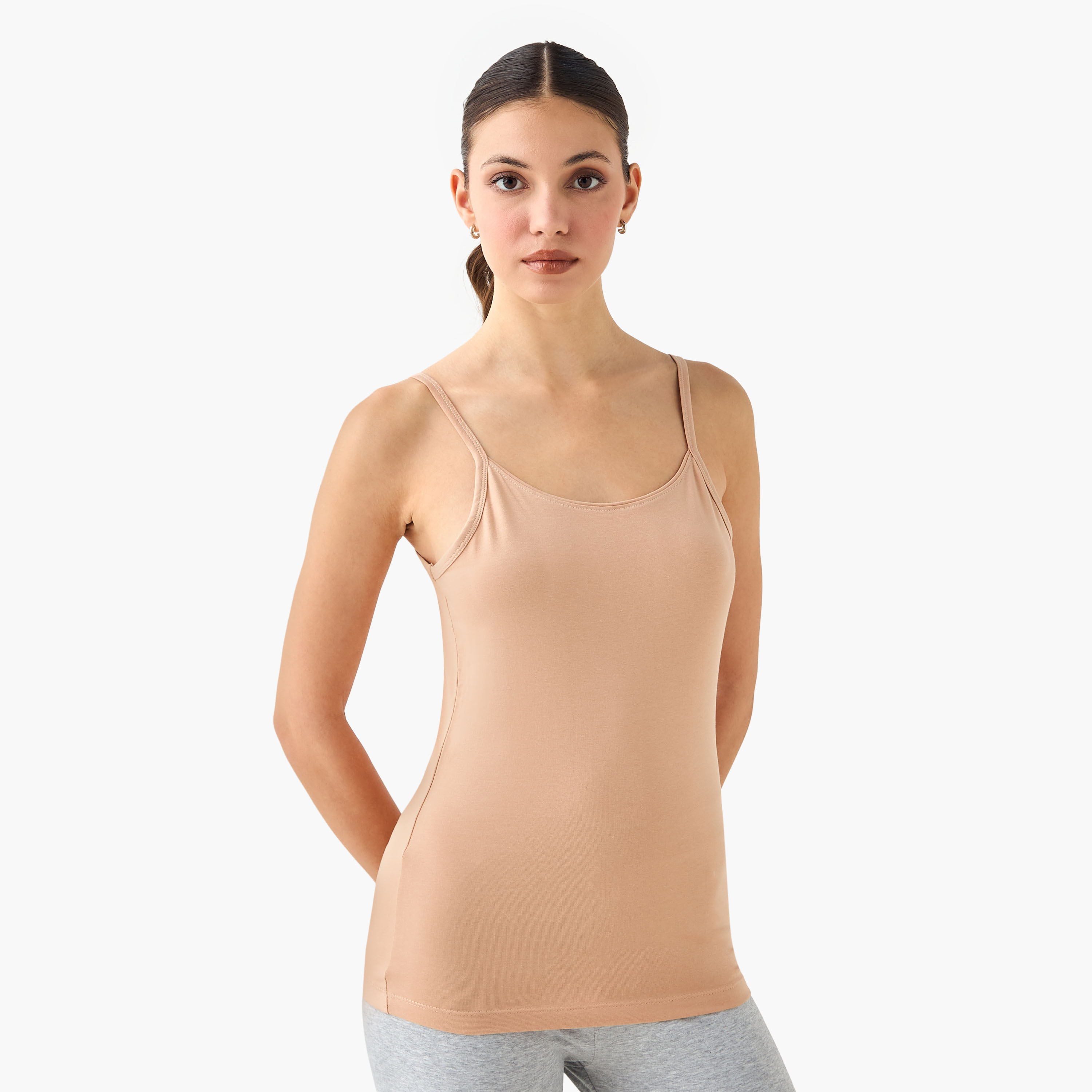 Set of 3 - Regular Fit Tank Top with Spaghetti Straps-women-clothing-tshirts-image-3