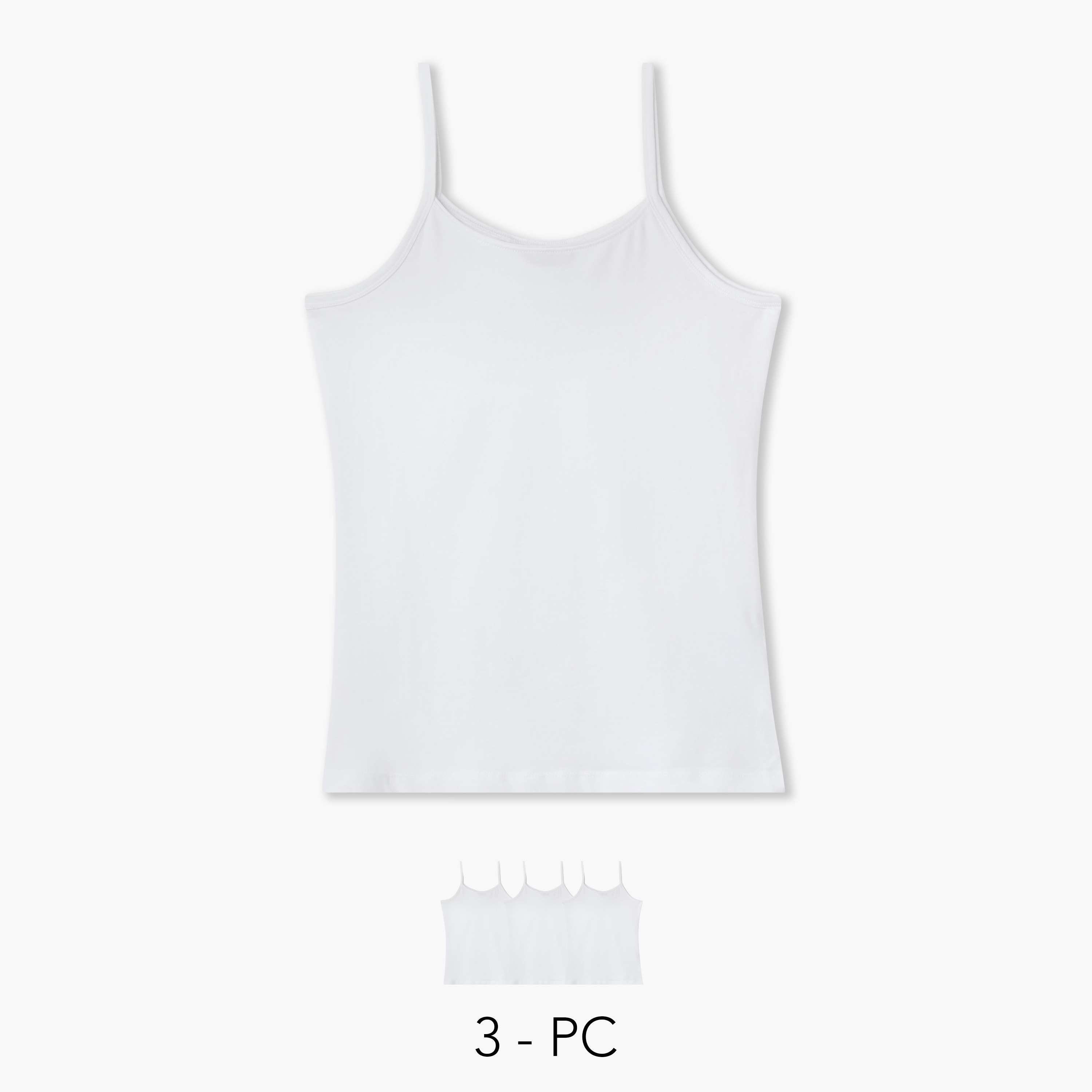 Set of 3 - Regular Fit Tank Top with Spaghetti Straps-women-clothing-tshirts-image-1