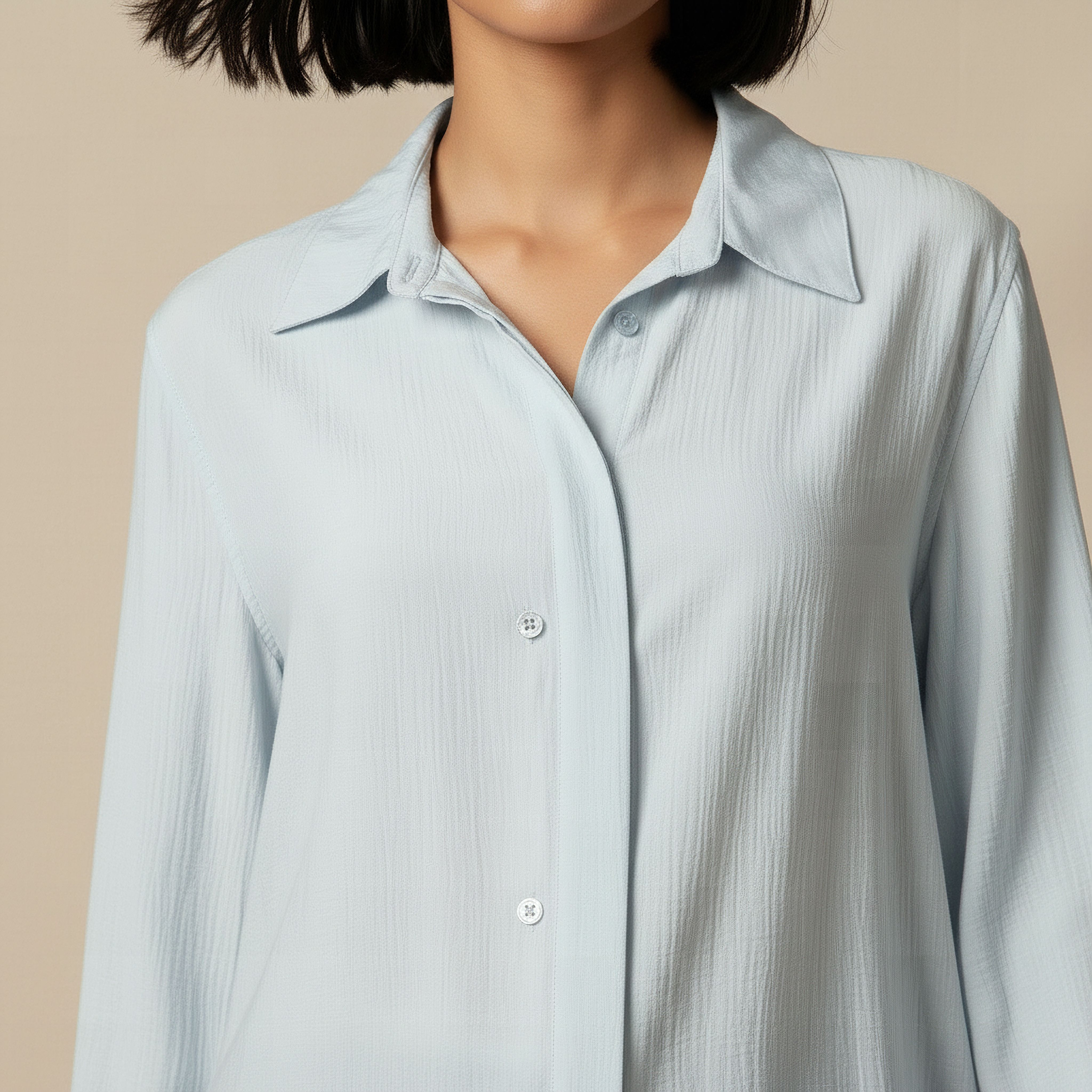 Relaxed Fit Viscose Top with Button Detail-women-clothing-shirtsandblouses-shirts-image-3