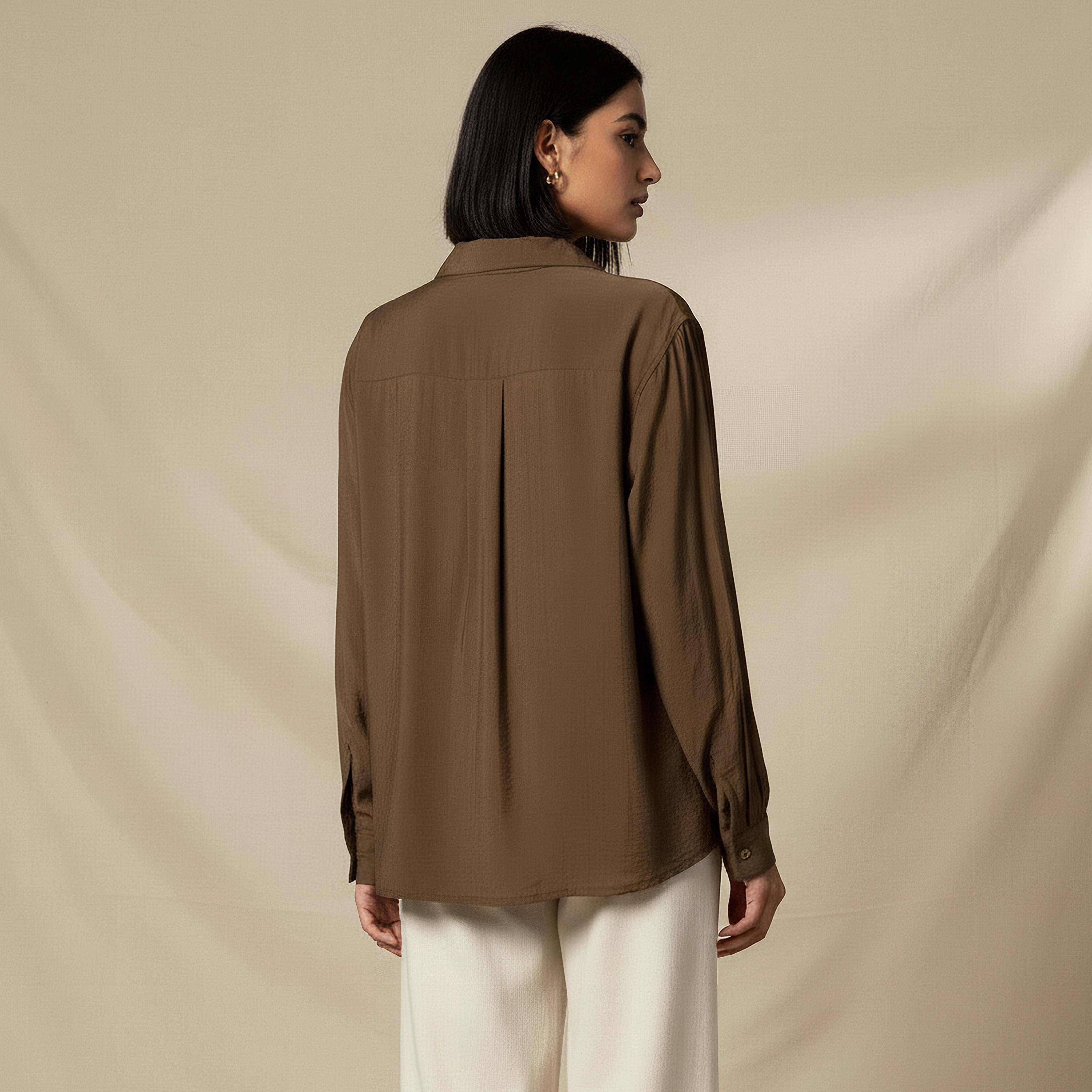 Relaxed Fit Viscose Top with Button Detail-women-clothing-shirtsandblouses-shirts-image-4