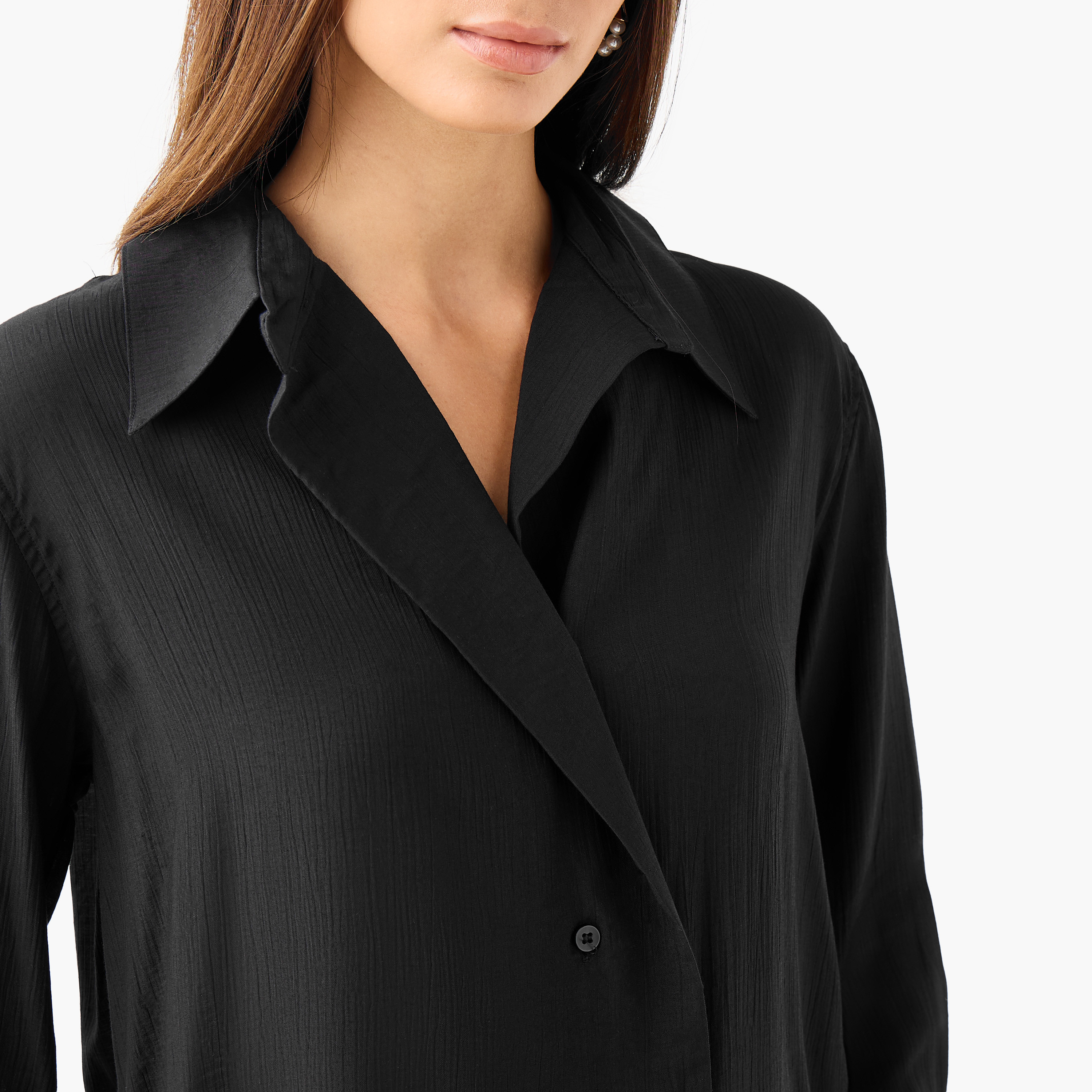 Relaxed Fit Viscose Top with Button Detail-women-clothing-shirtsandblouses-shirts-image-4