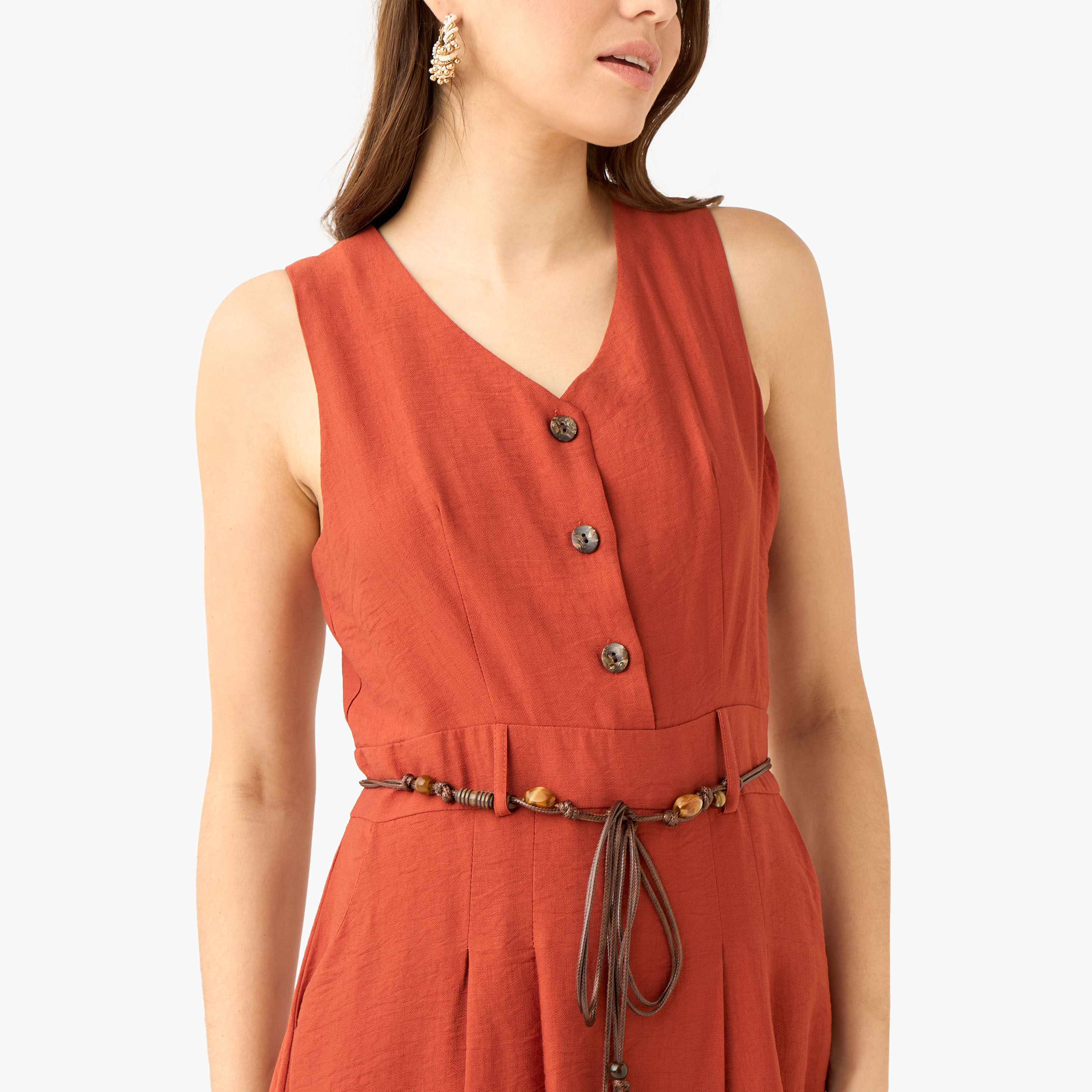 Midi Shirt Dress with Belt-women-clothing-dresses-image-5