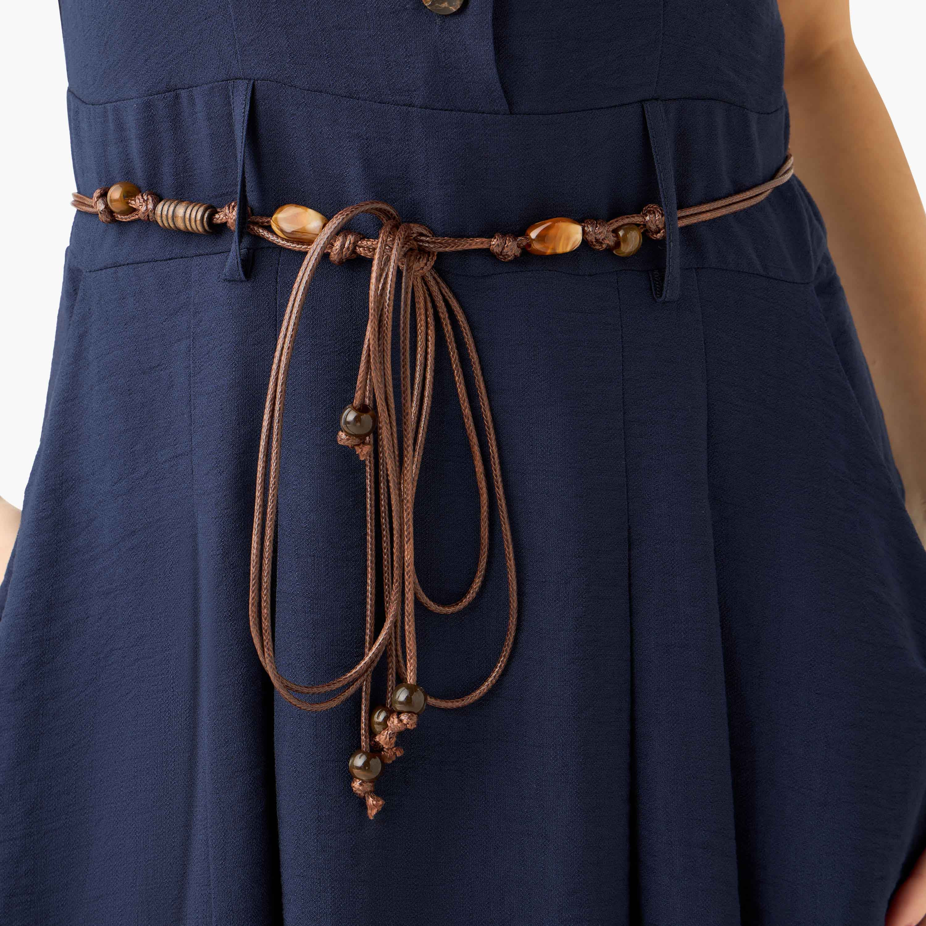 Midi Shirt Dress with Belt-women-clothing-dresses-image-2