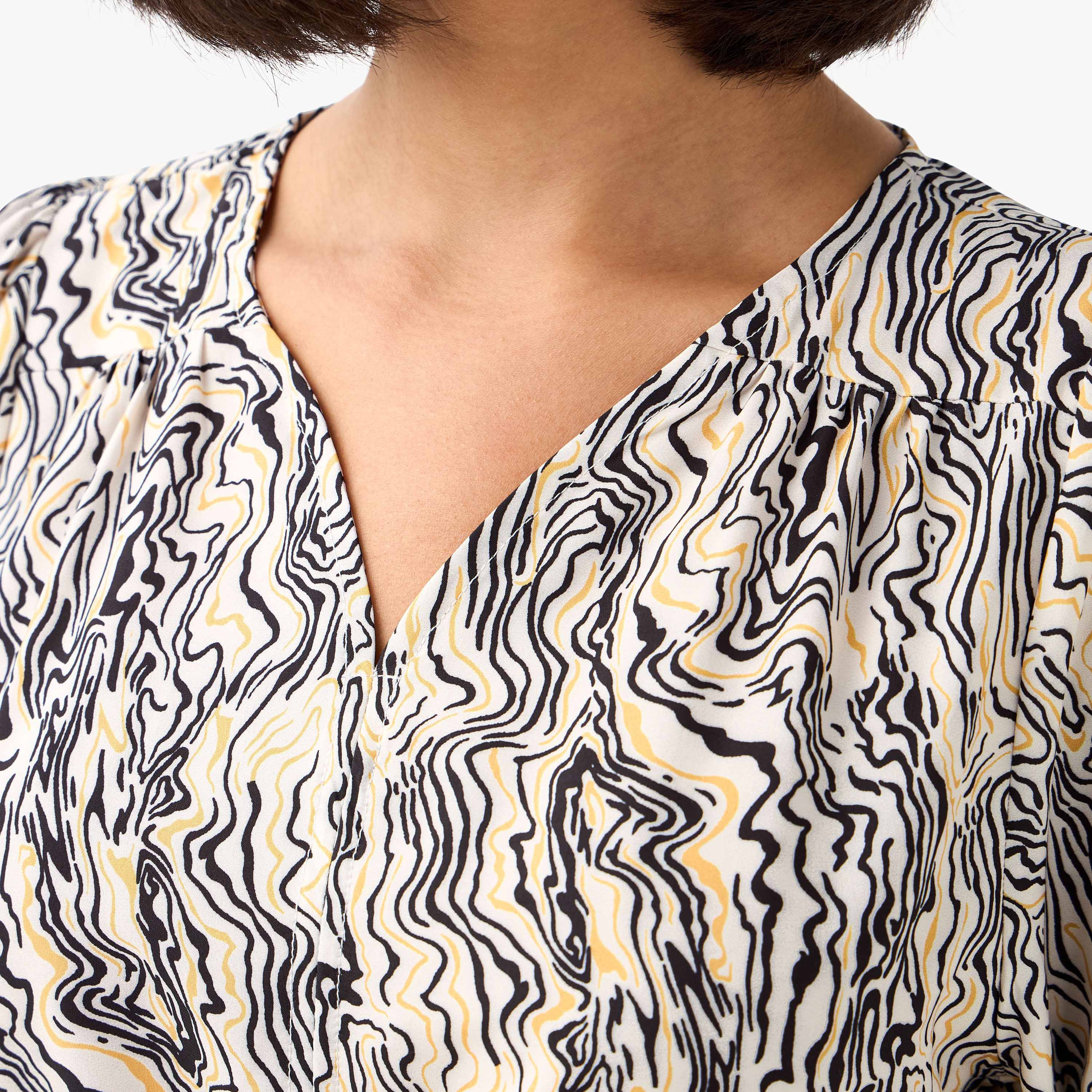 Abstract Print Women Dress with Belt-PROMO_SP_OM_2FOR18_130625-image-4